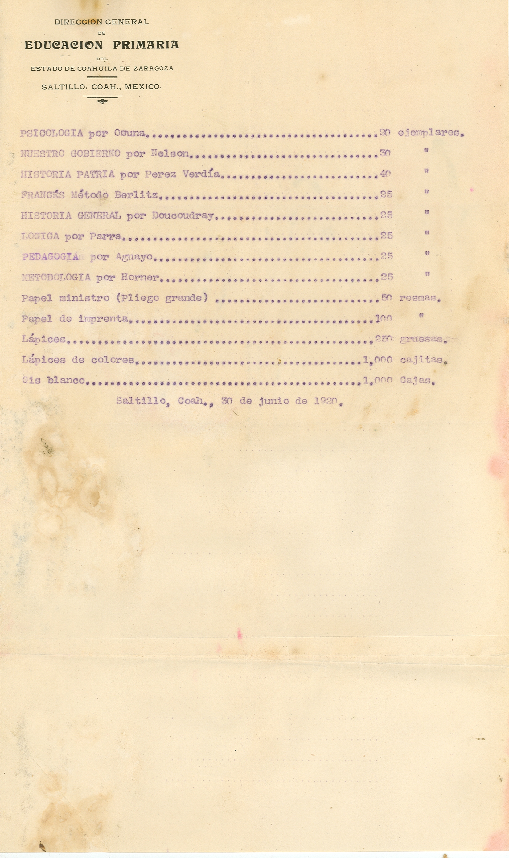 Documento histórico