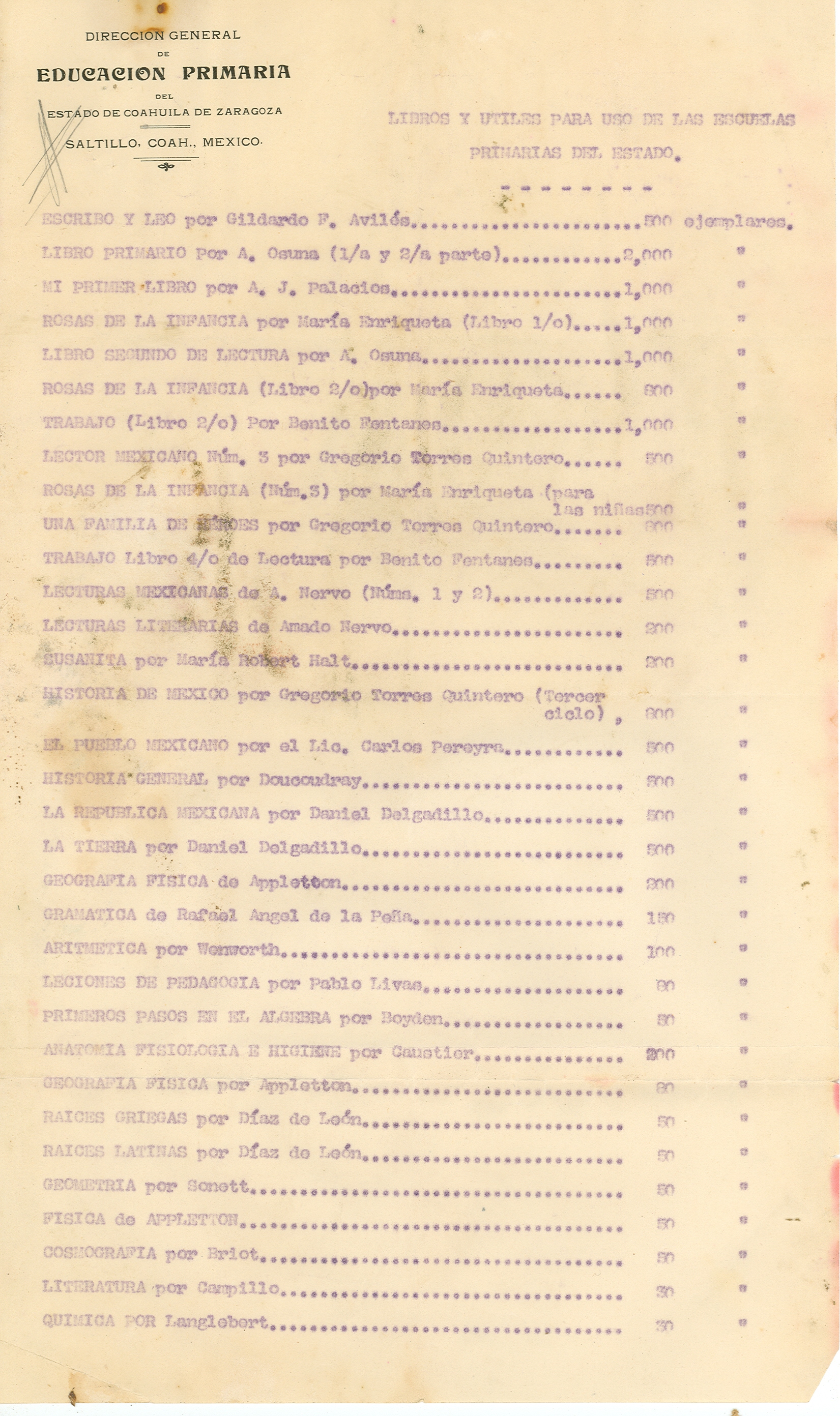 Documento histórico