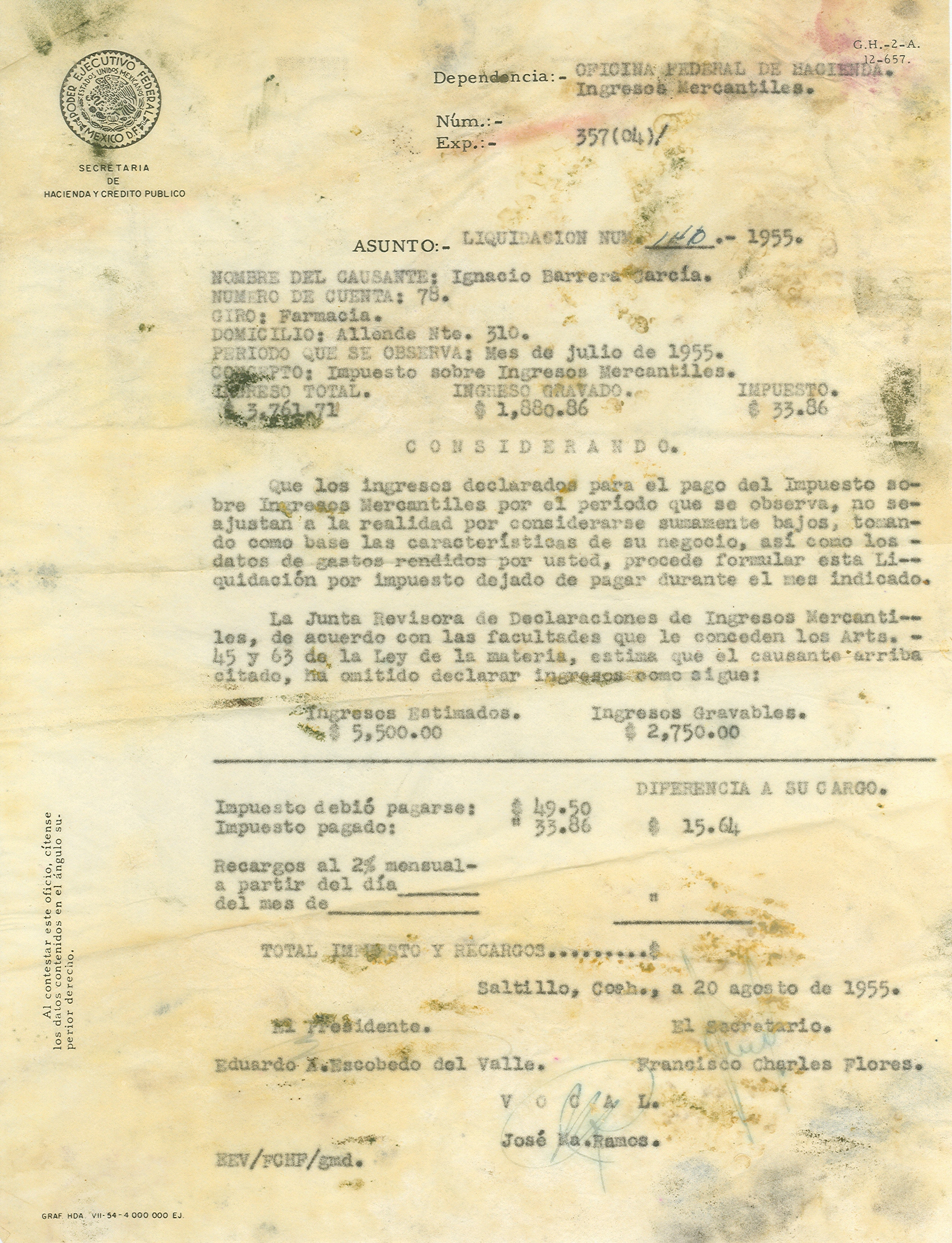 Documento histórico