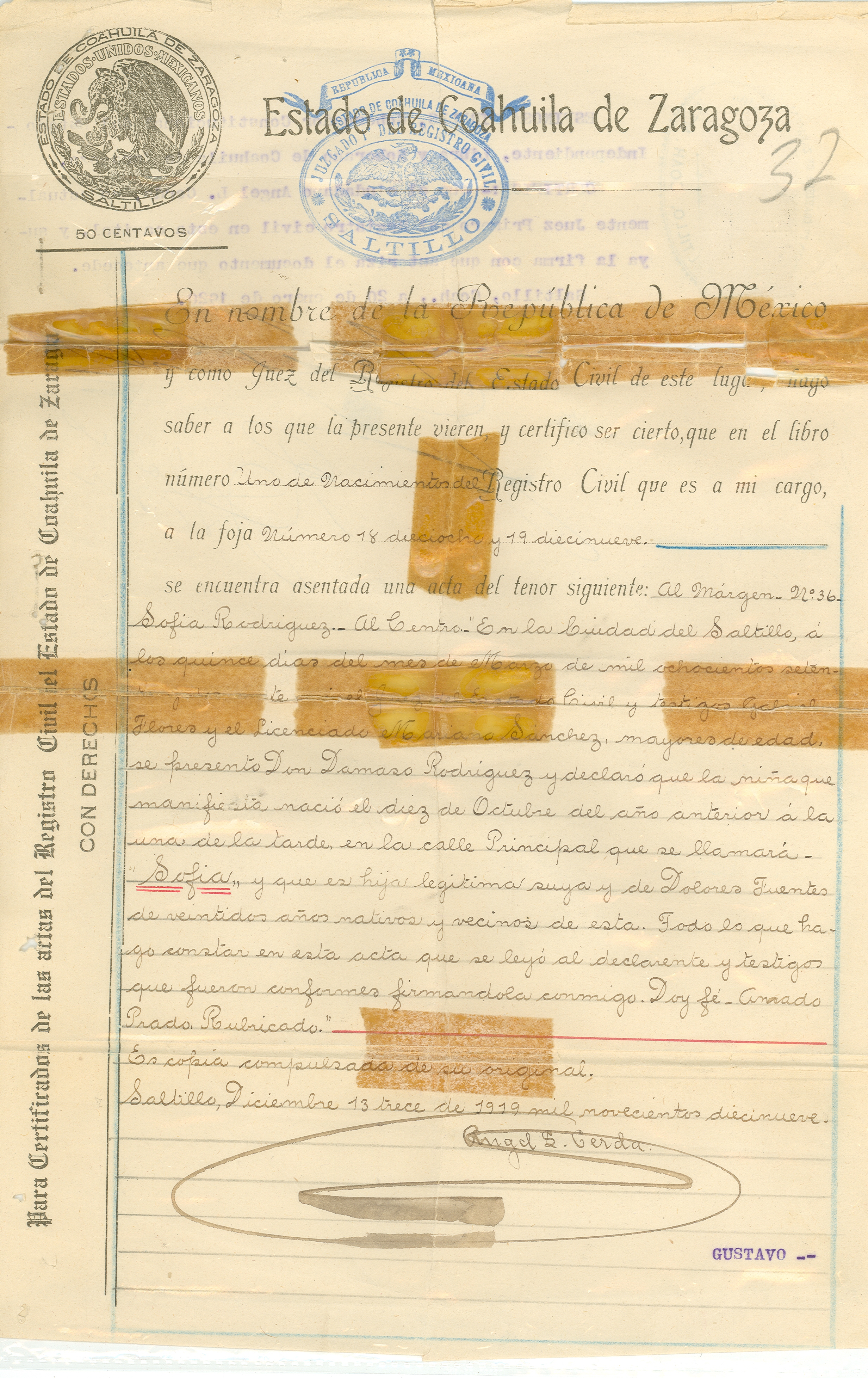 Documento histórico