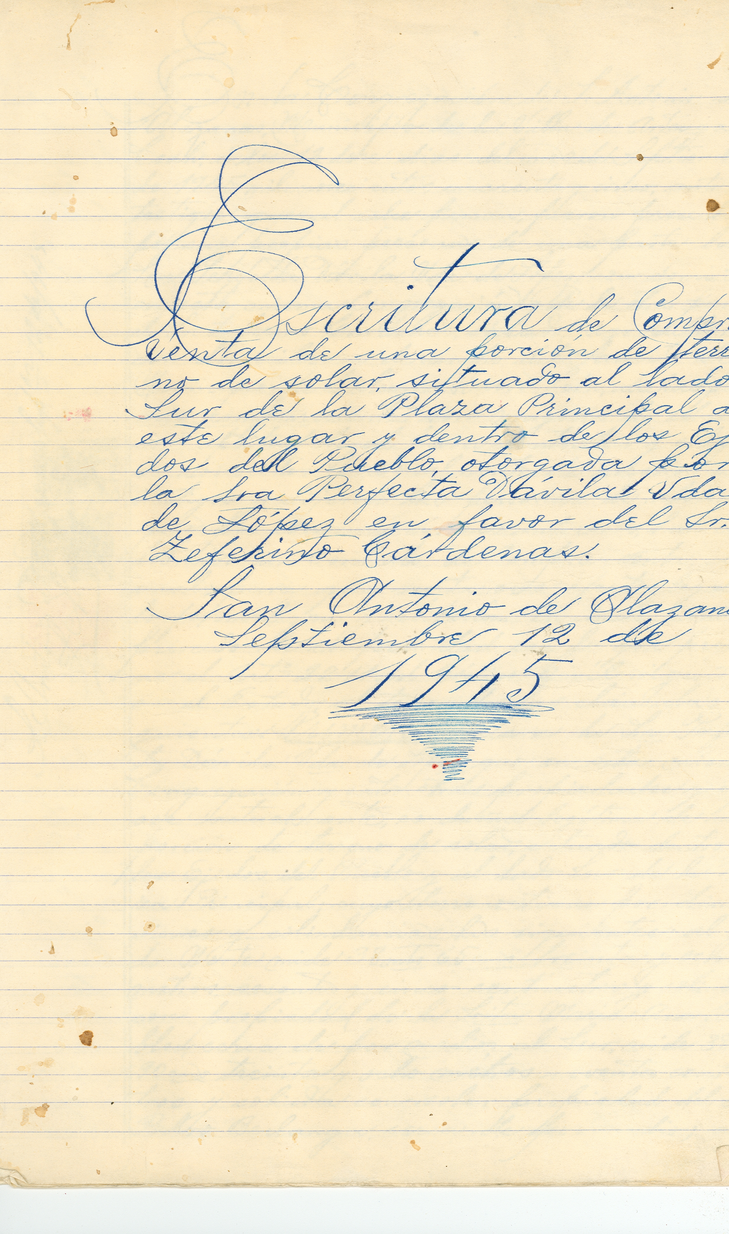 Documento histórico