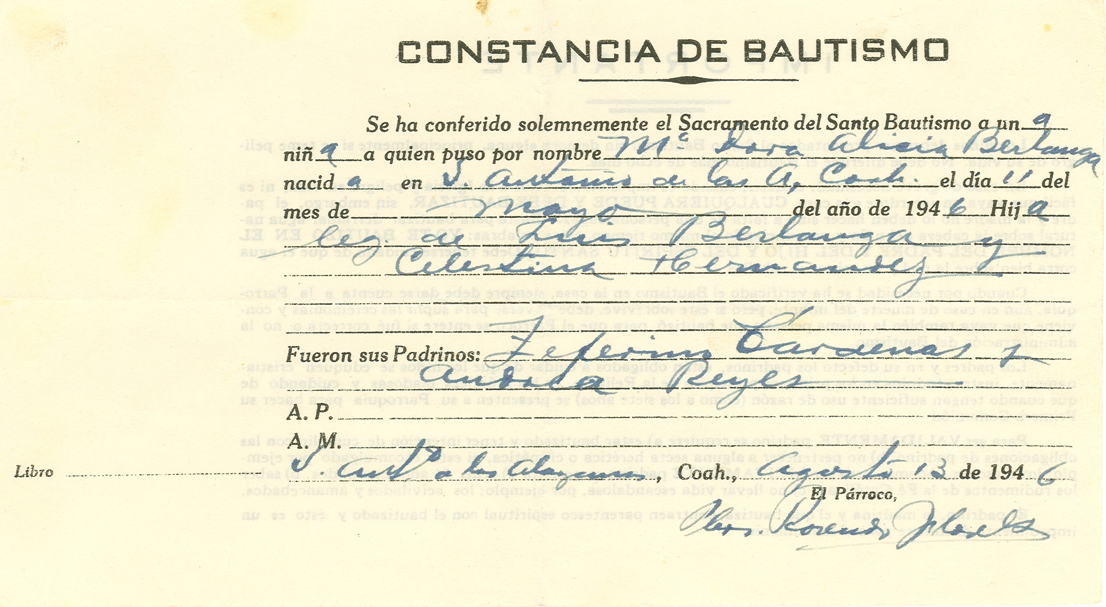 Documento histórico