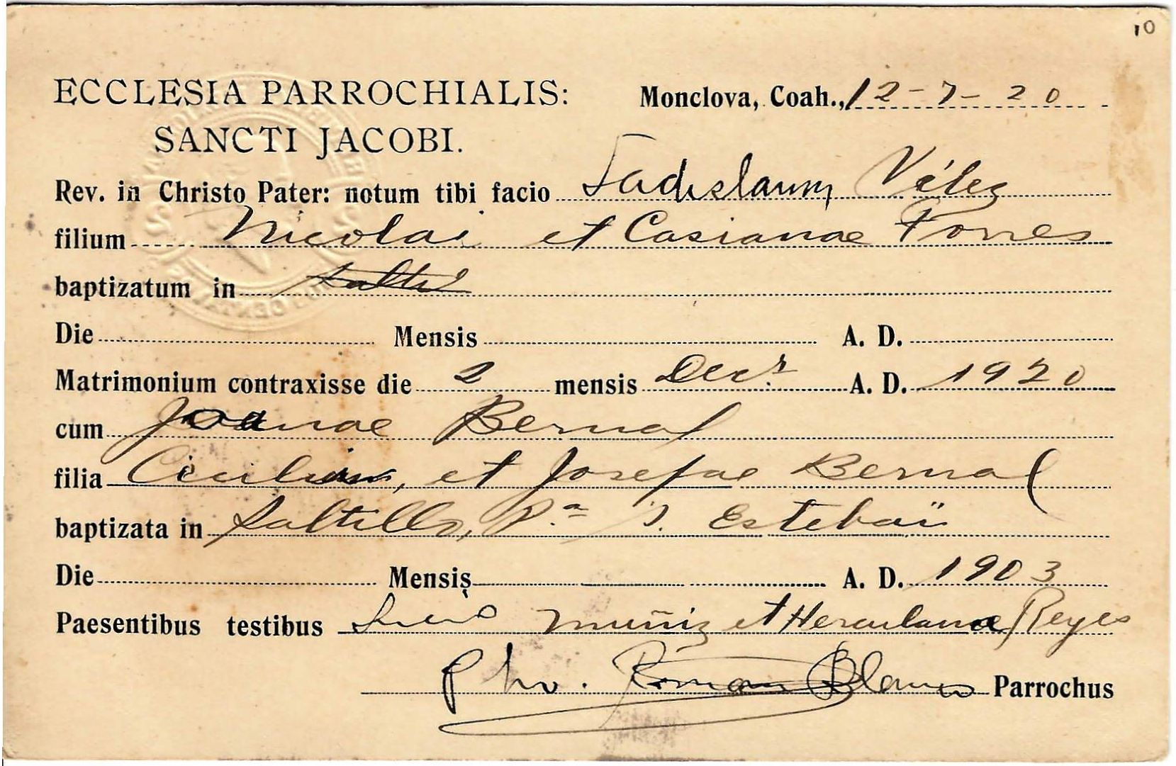 Documento histórico