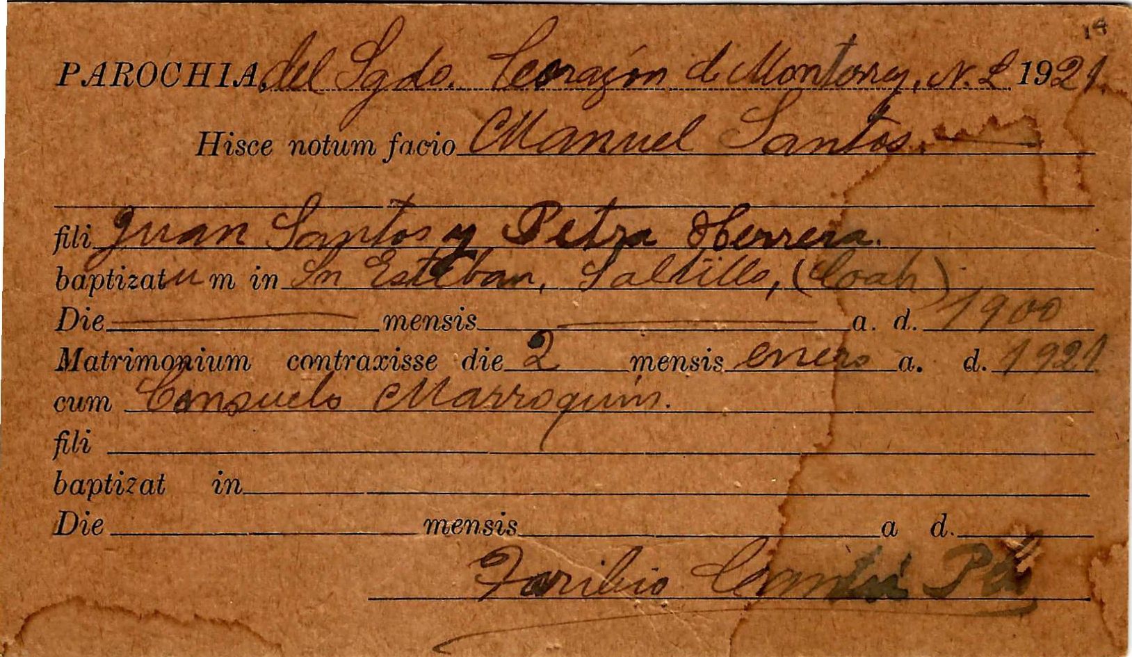 Documento histórico