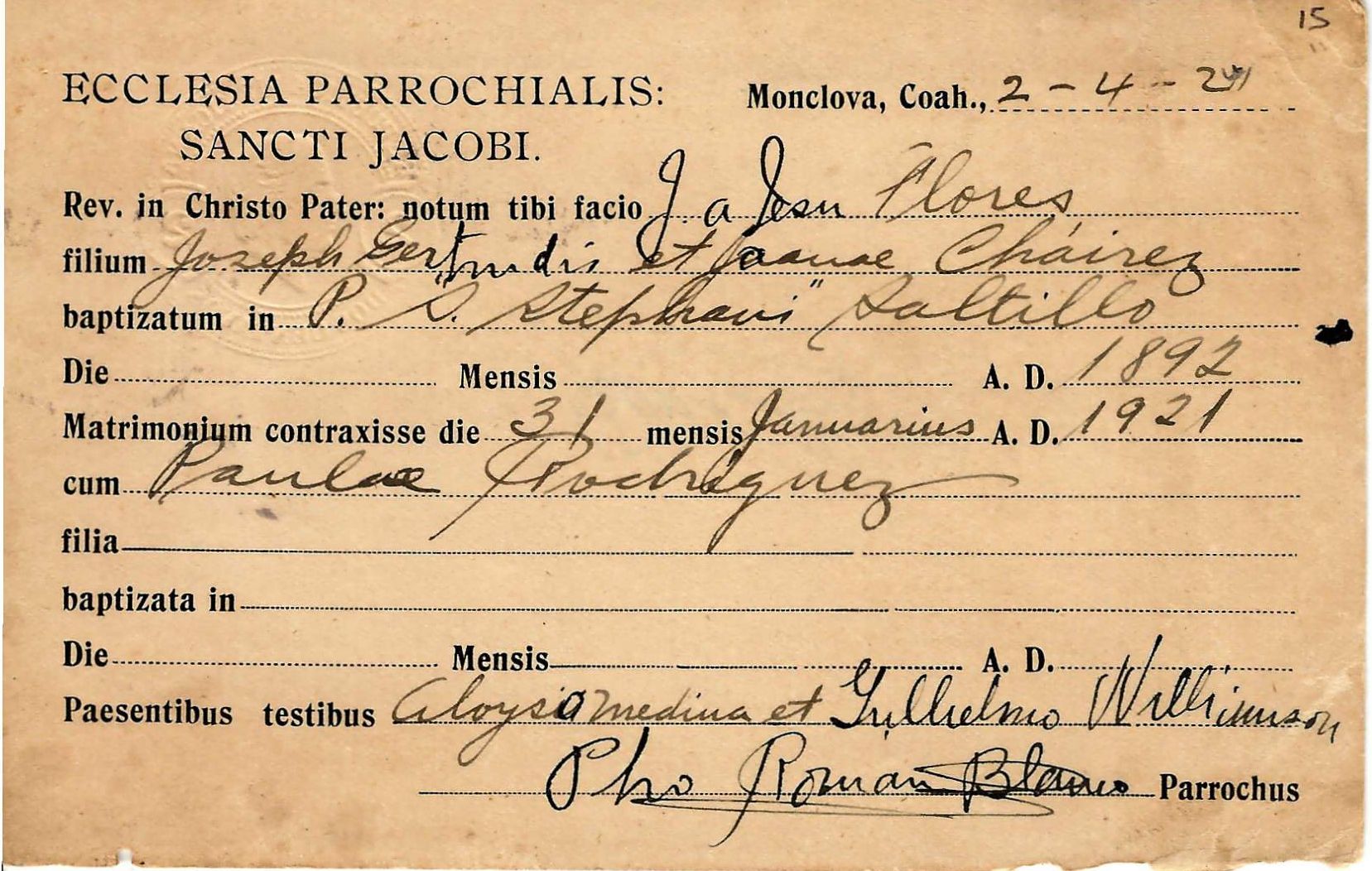 Documento histórico