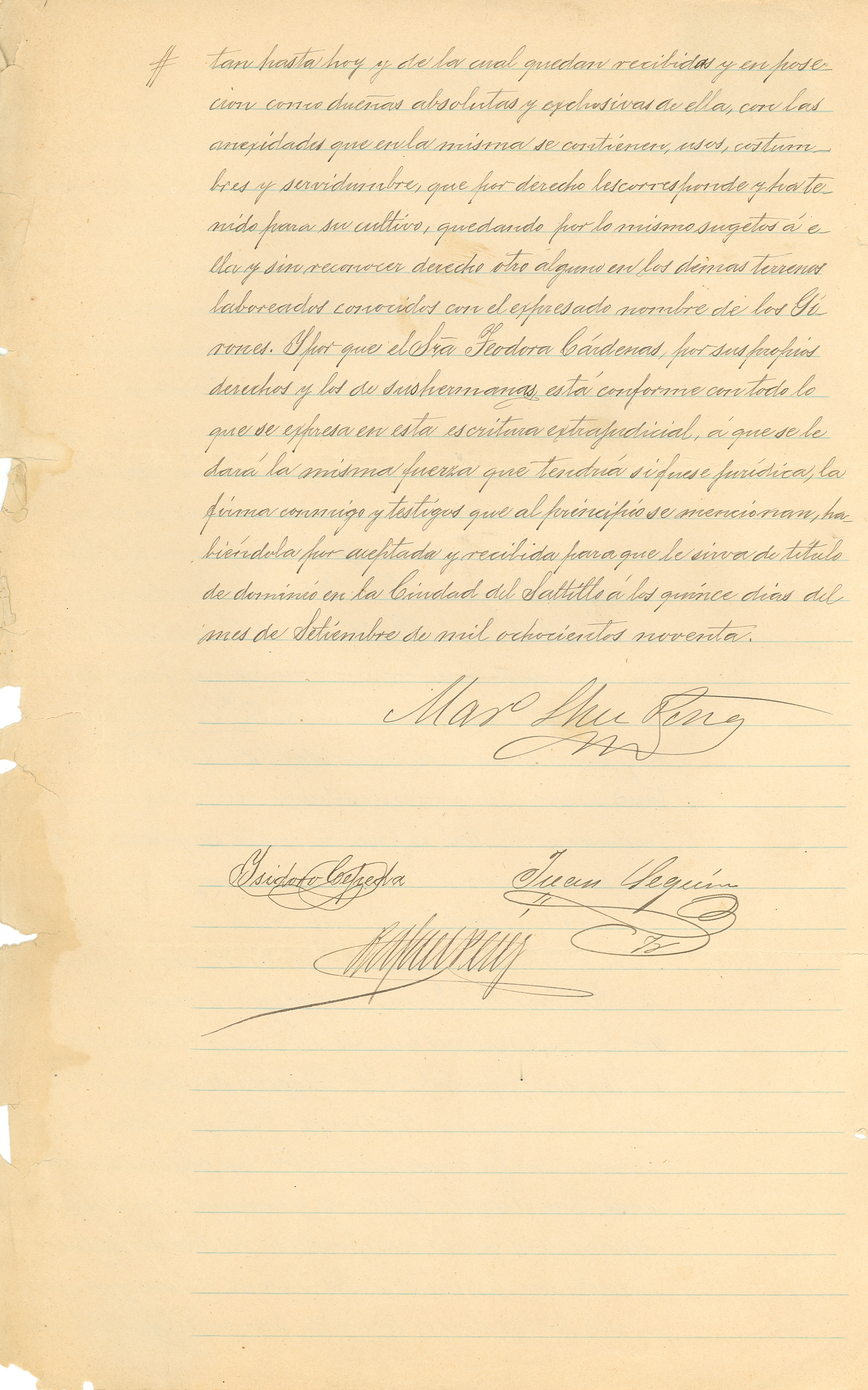 Documento histórico