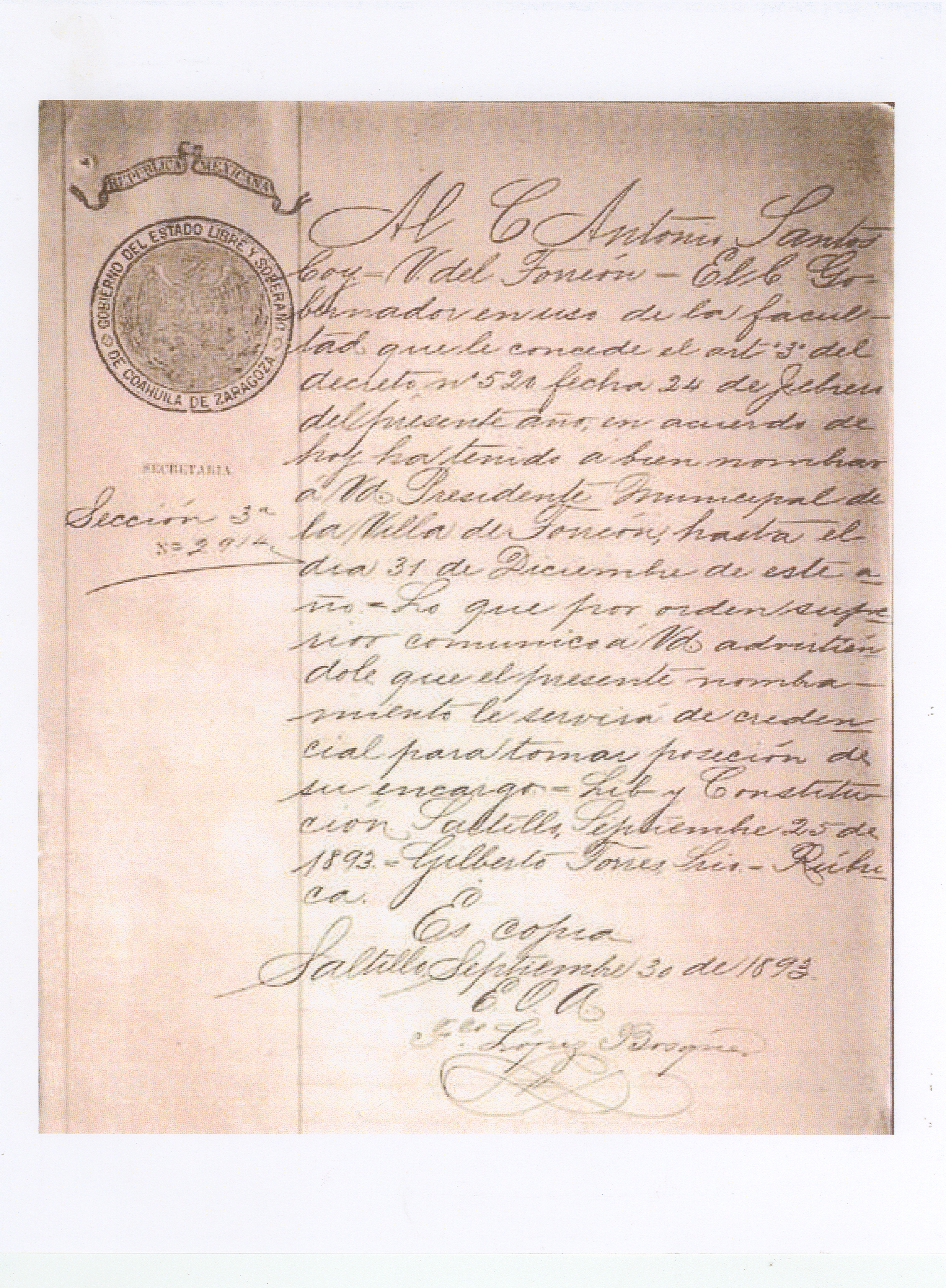 Documento histórico