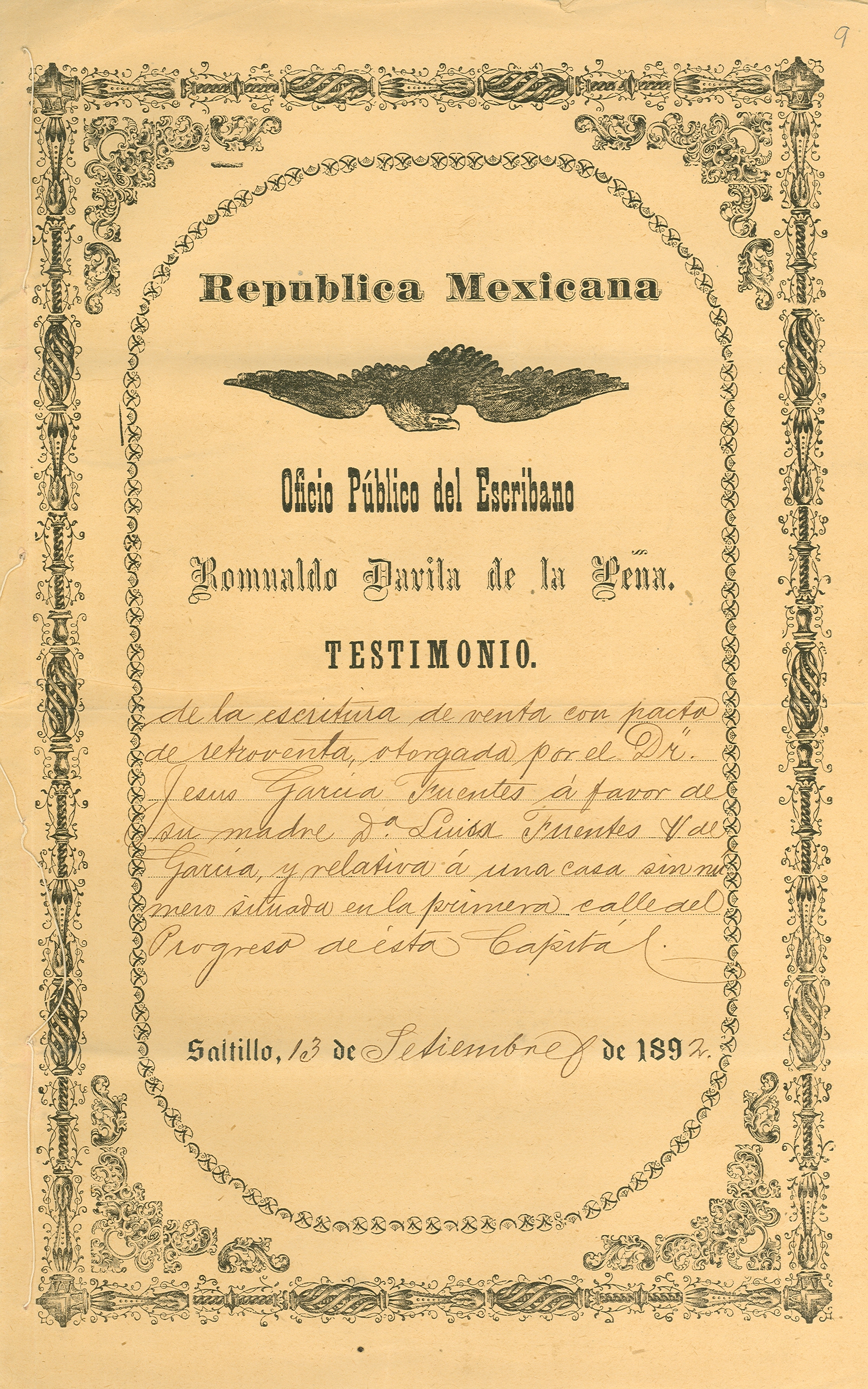 Documento histórico