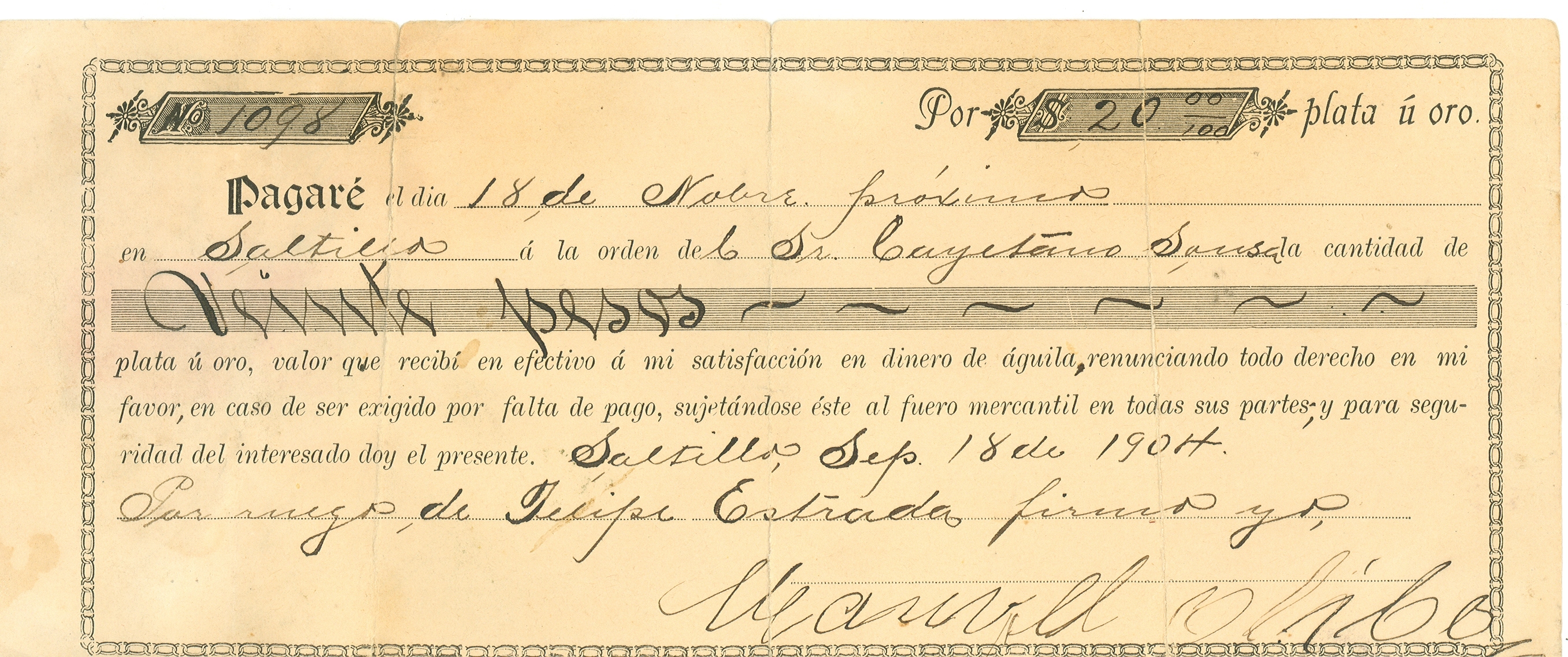Documento histórico