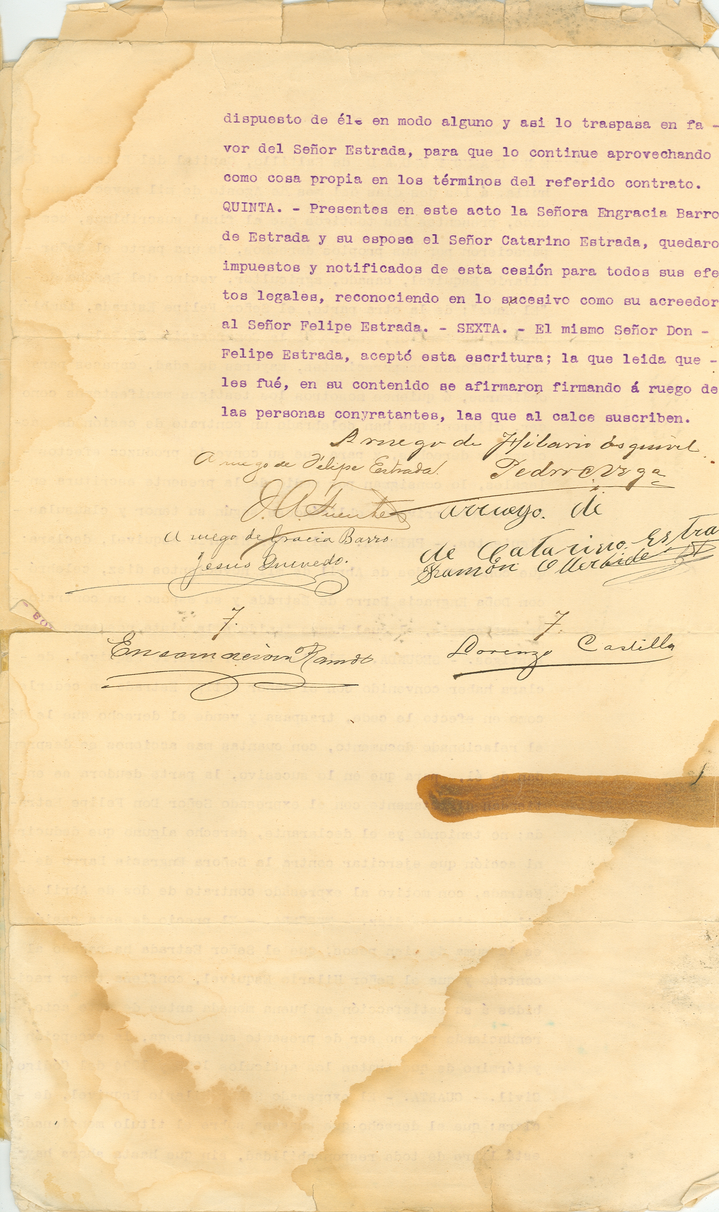 Documento histórico