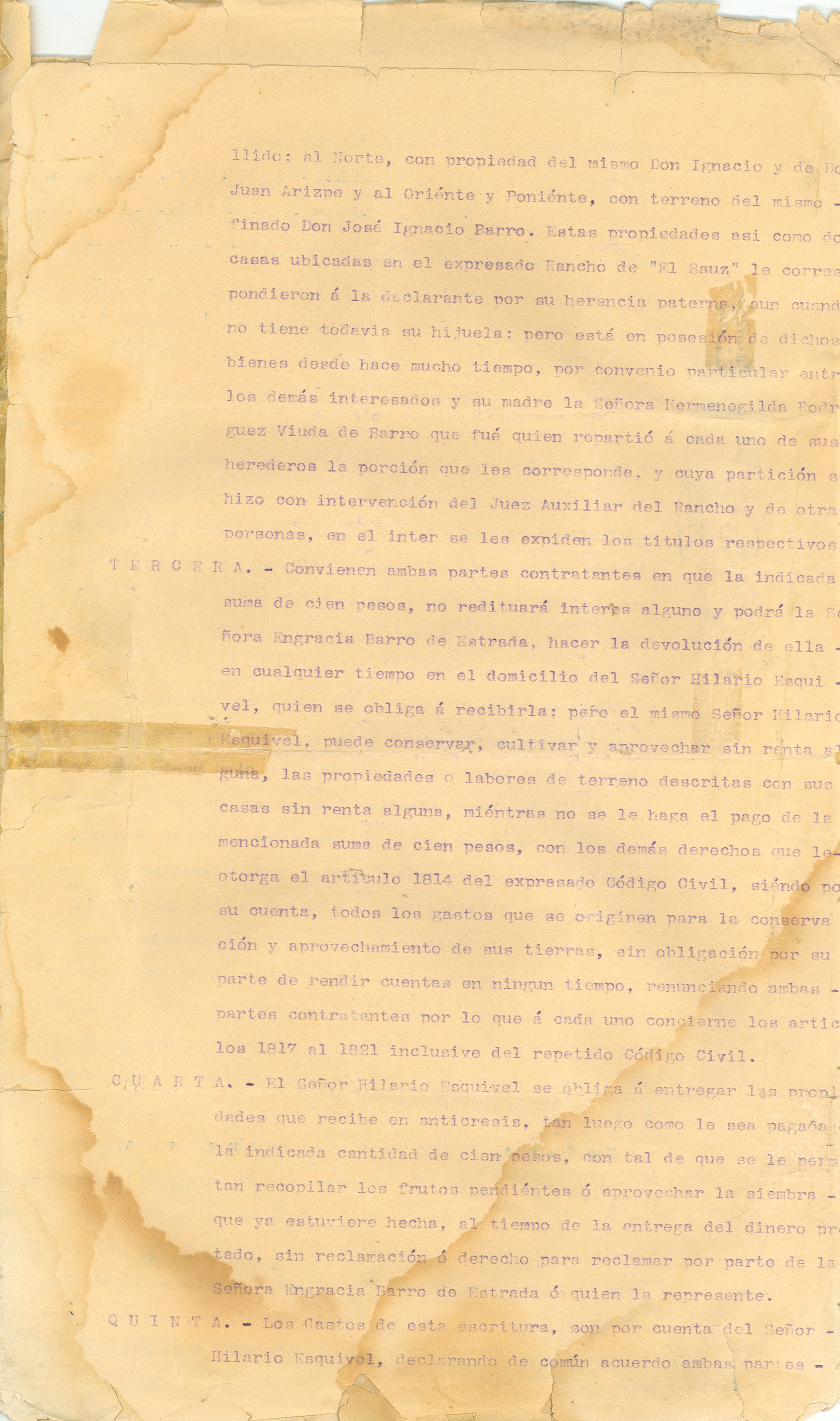 Documento histórico