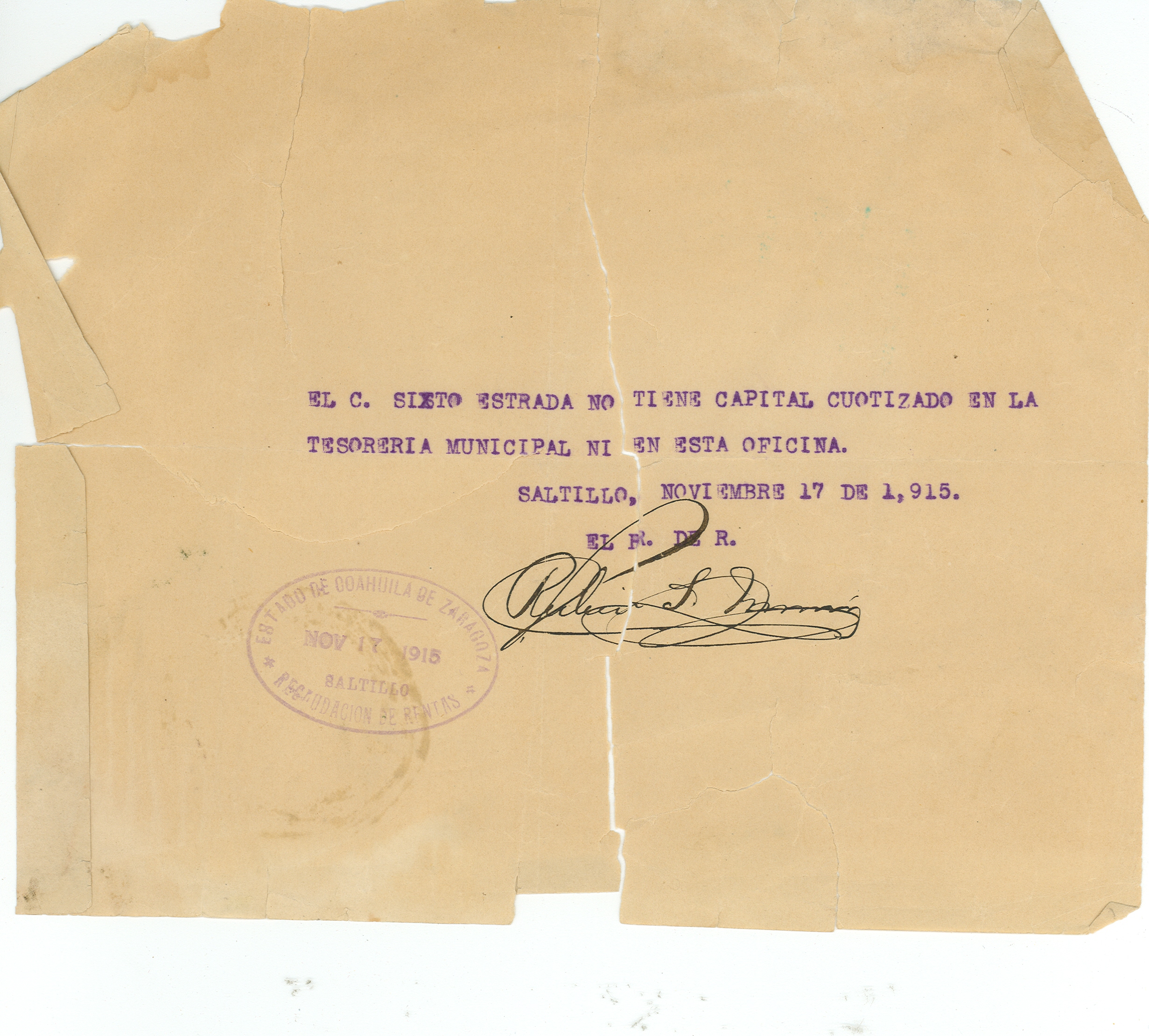 Documento histórico