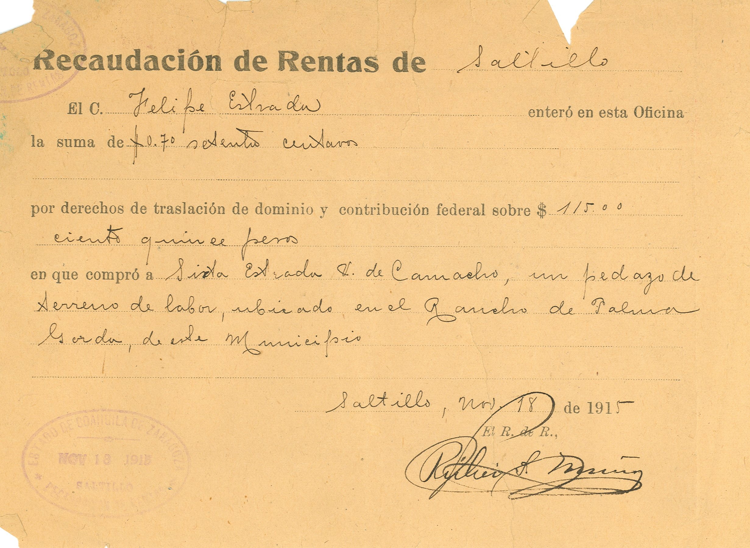 Documento histórico