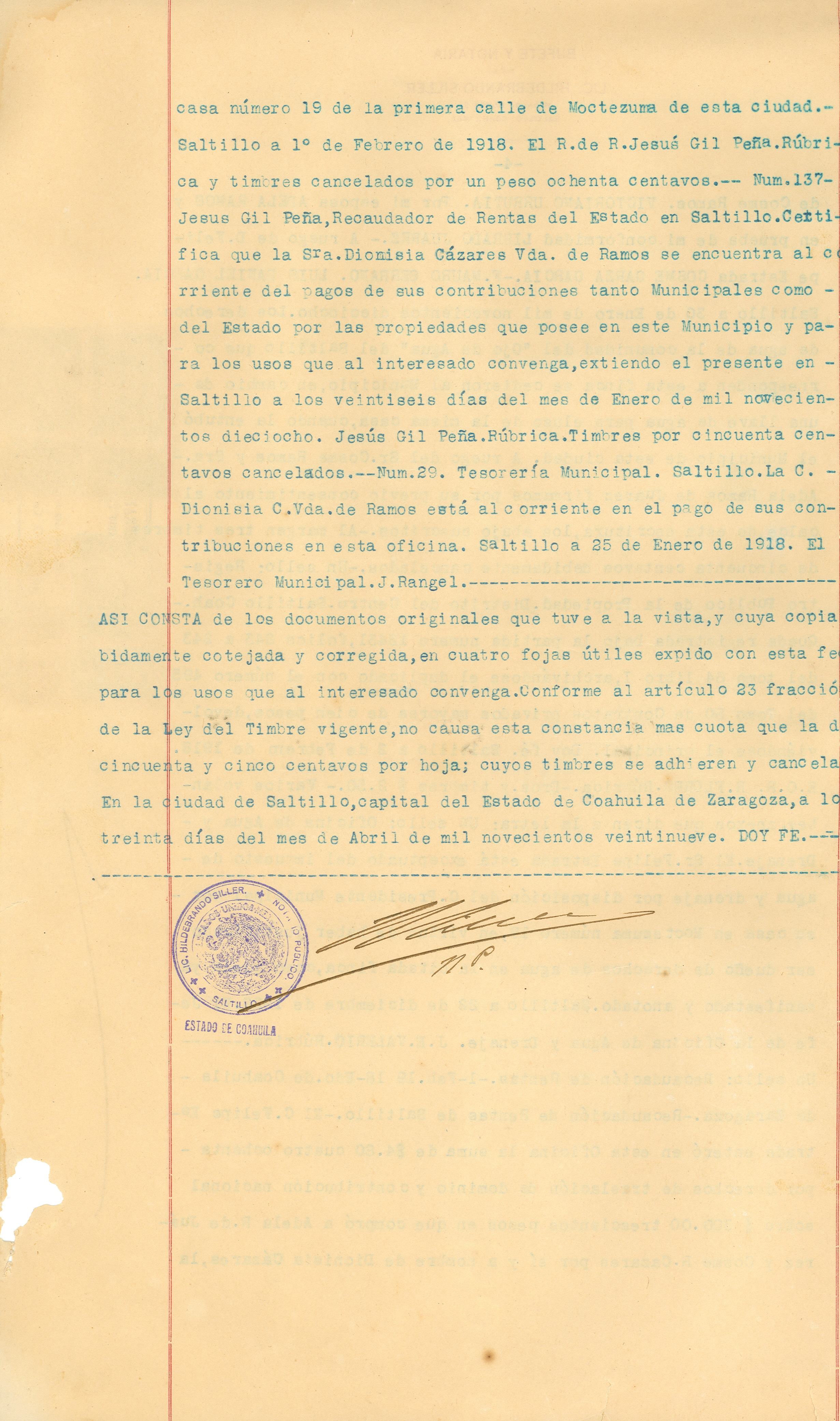 Documento histórico
