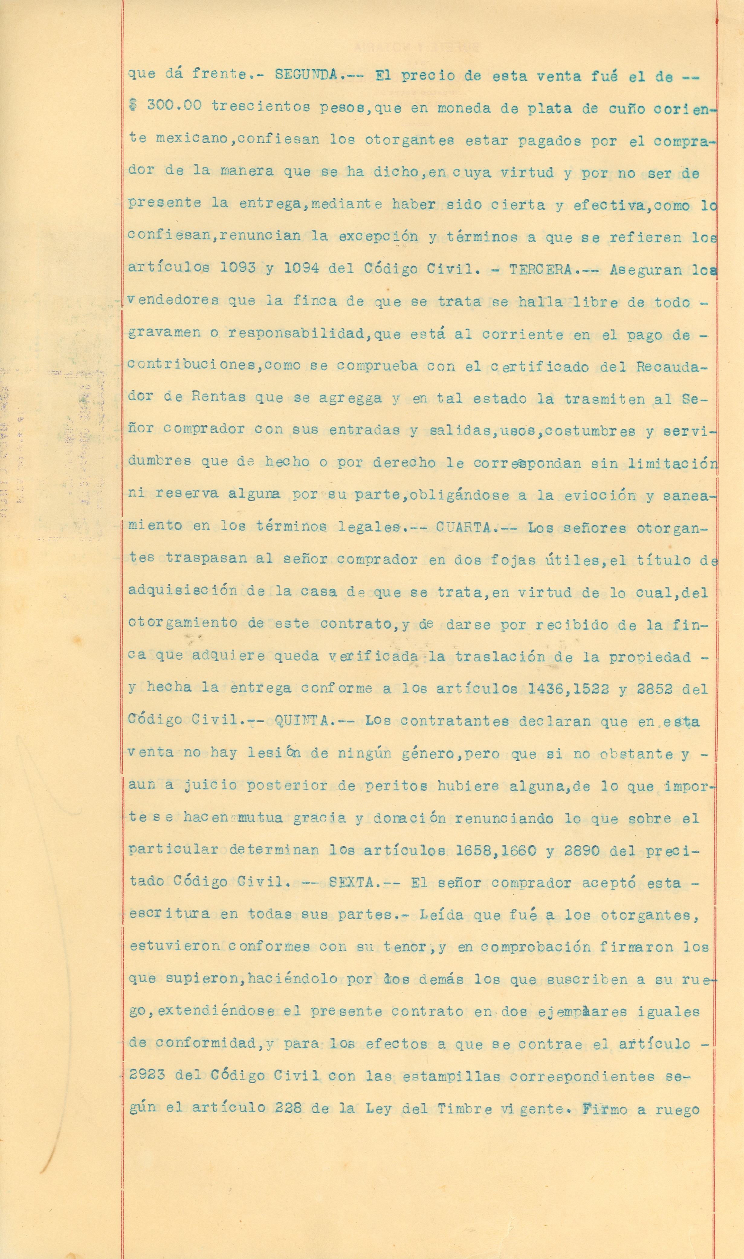 Documento histórico