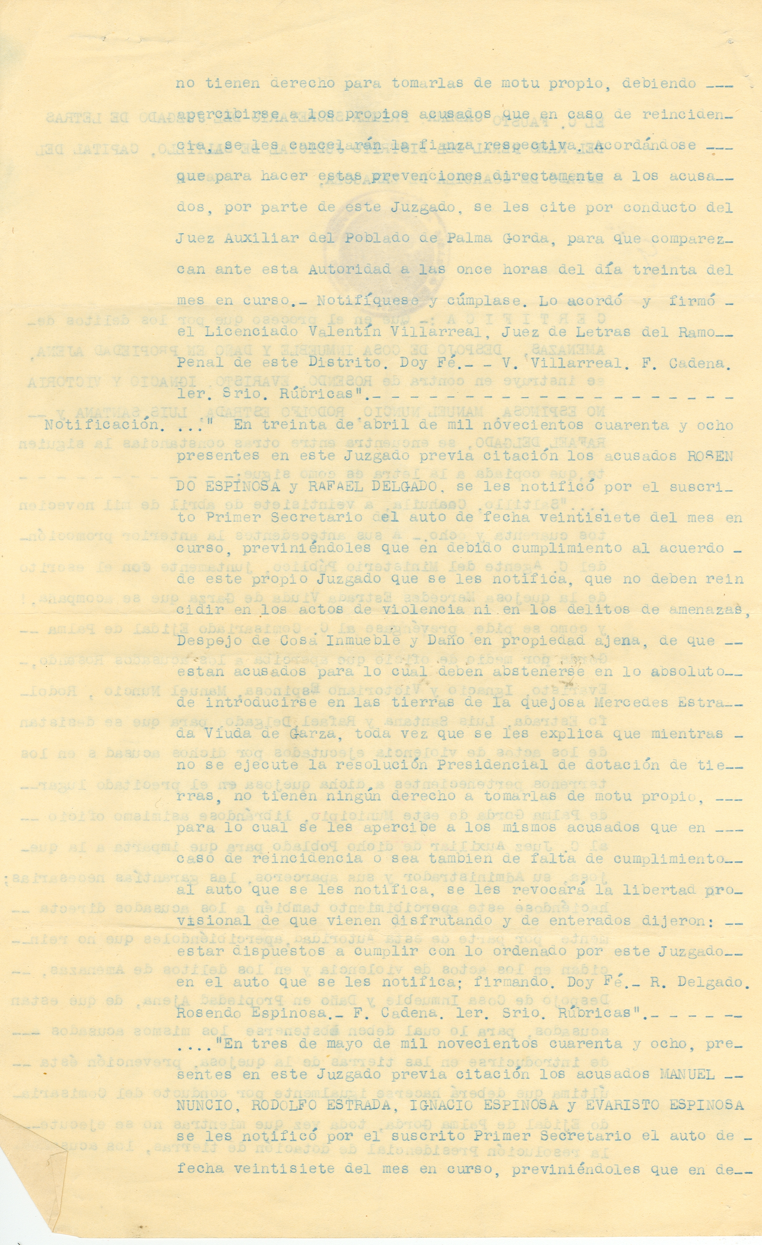 Documento histórico