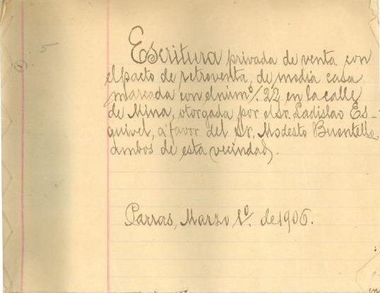 Documento histórico