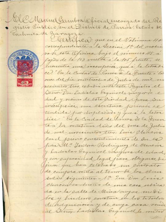Documento histórico