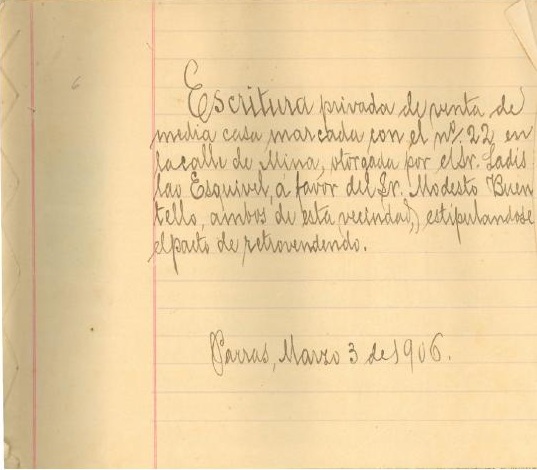 Documento histórico