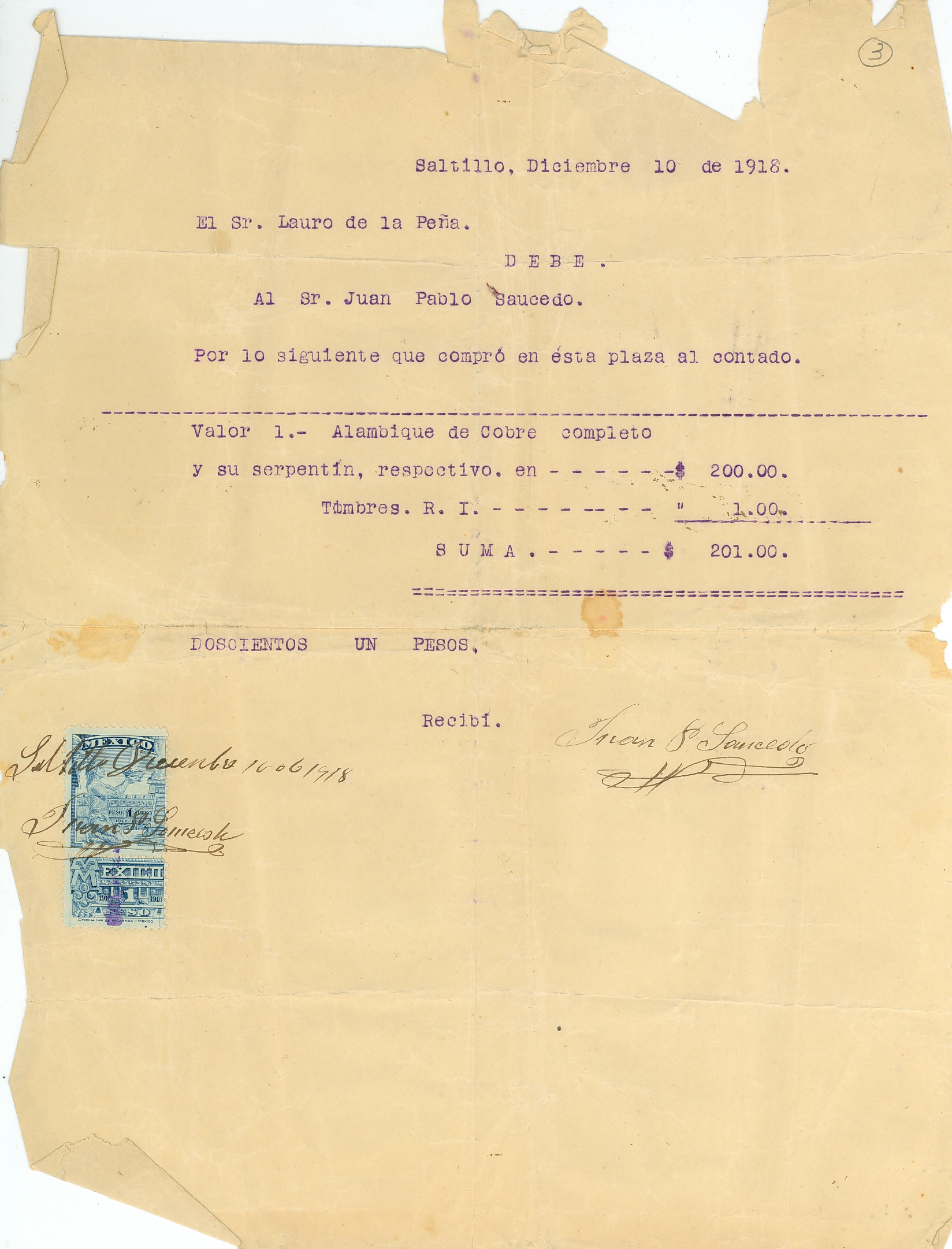 Documento histórico