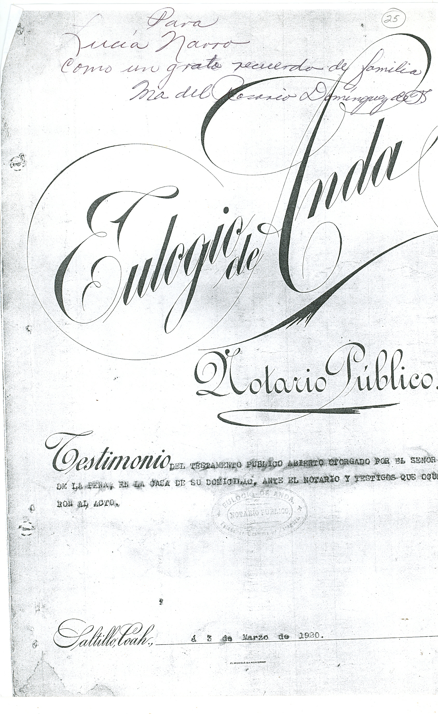 Documento histórico