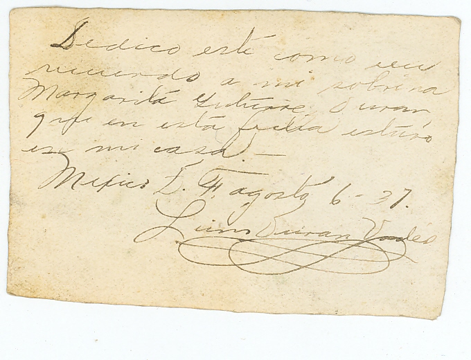 Documento histórico