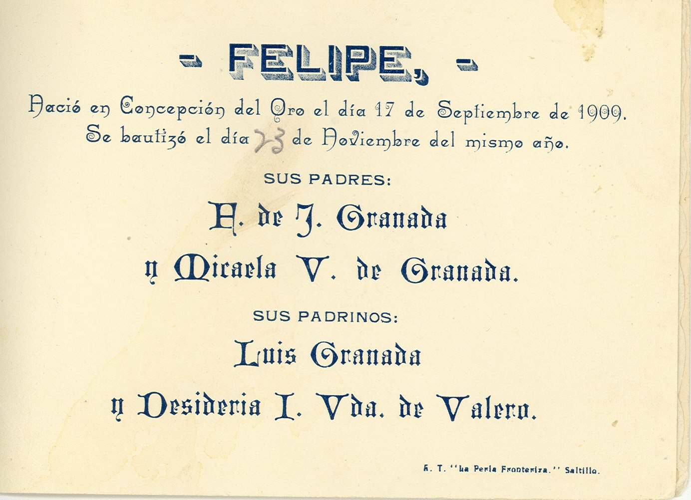 Documento histórico