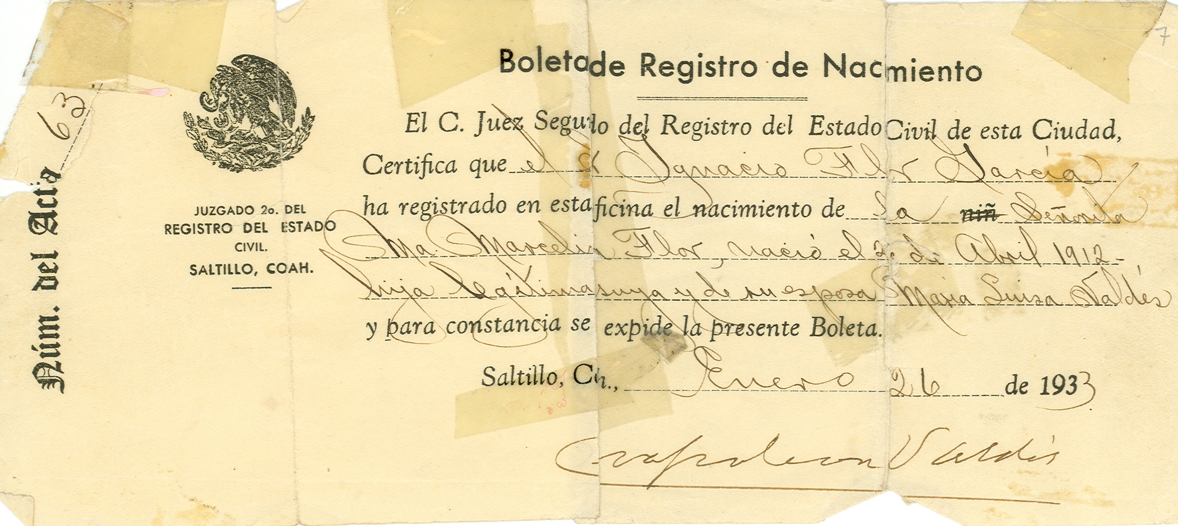 Documento histórico