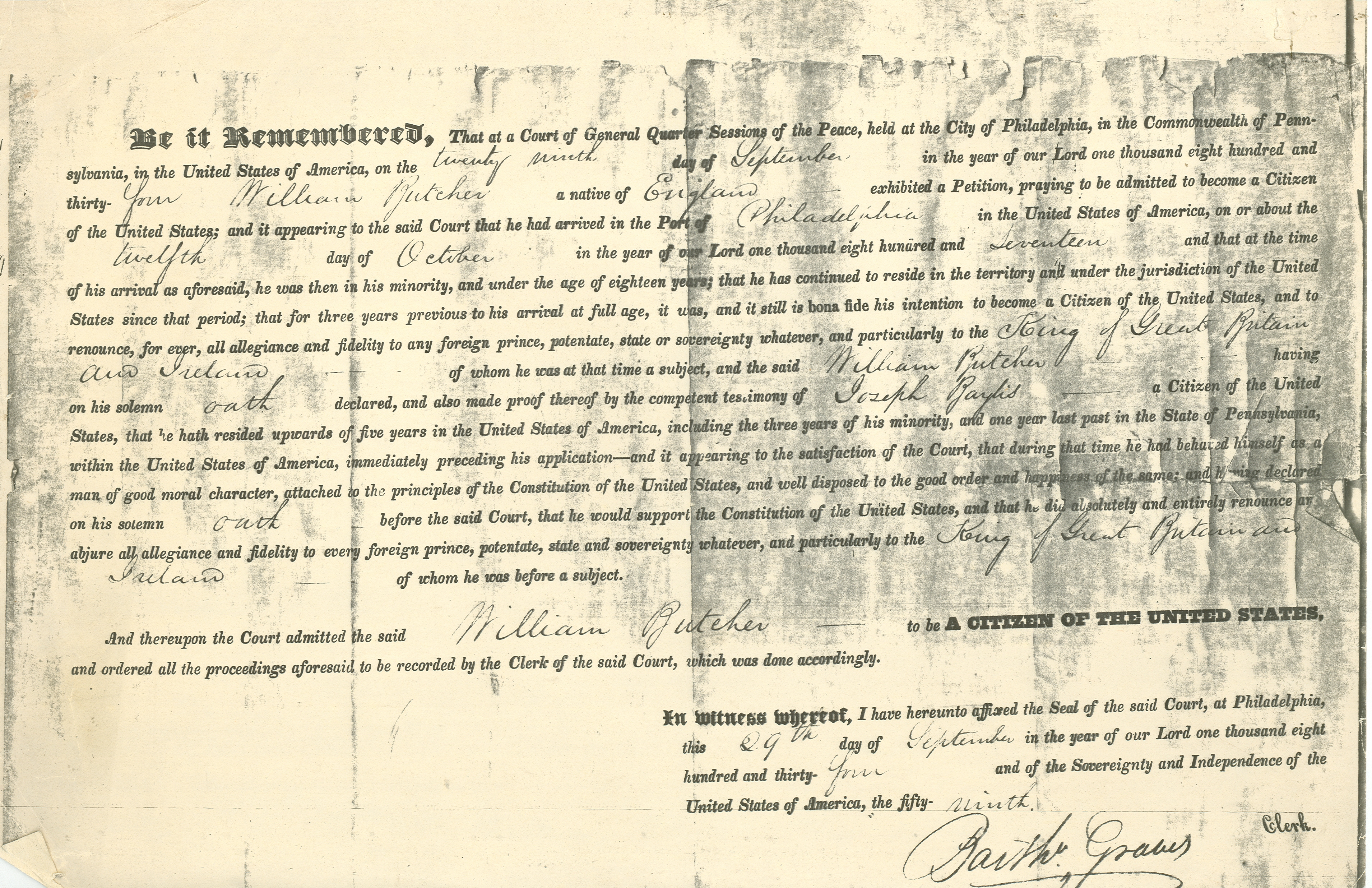 Documento histórico