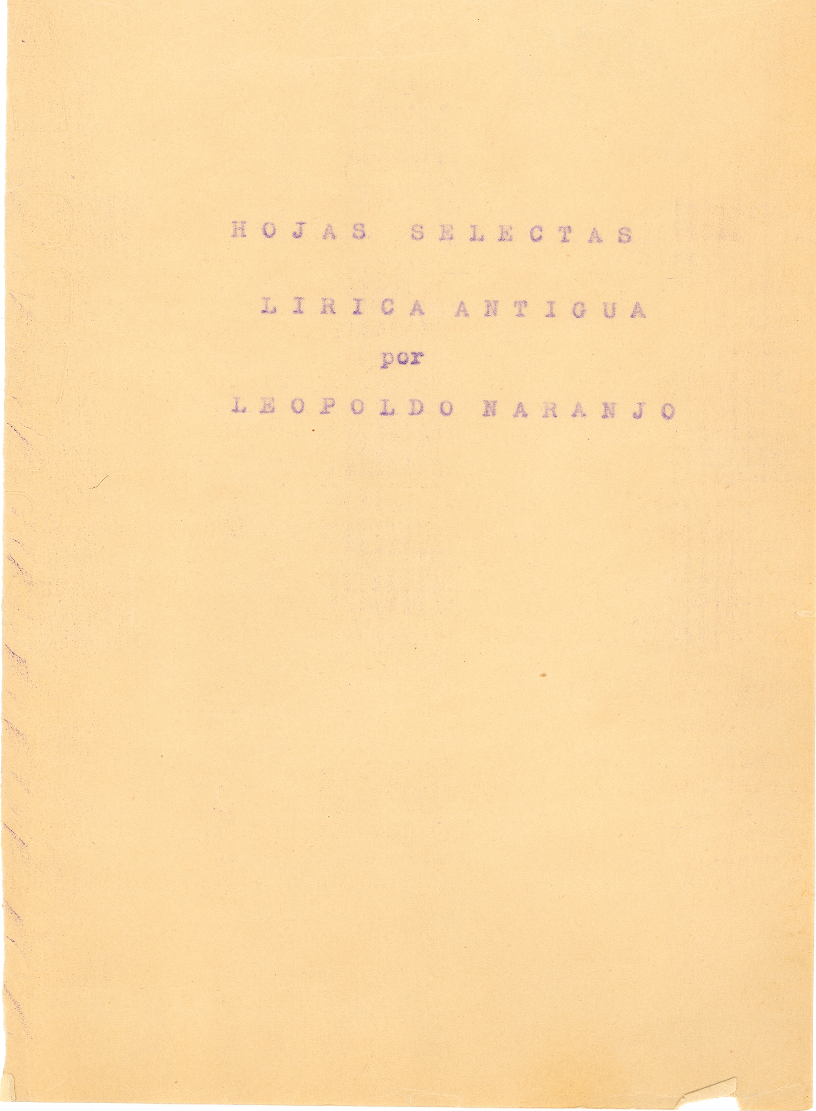 Documento histórico