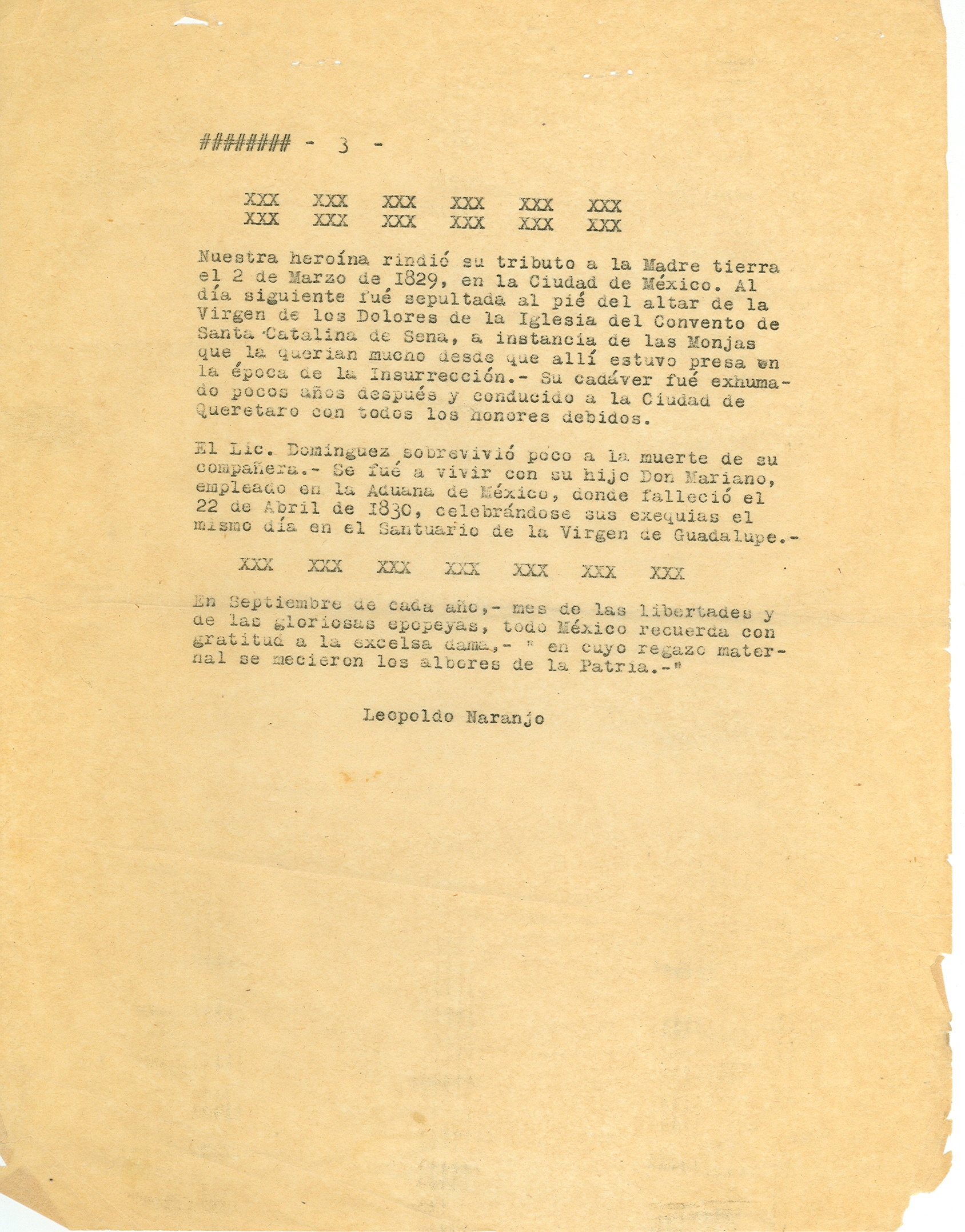 Documento histórico