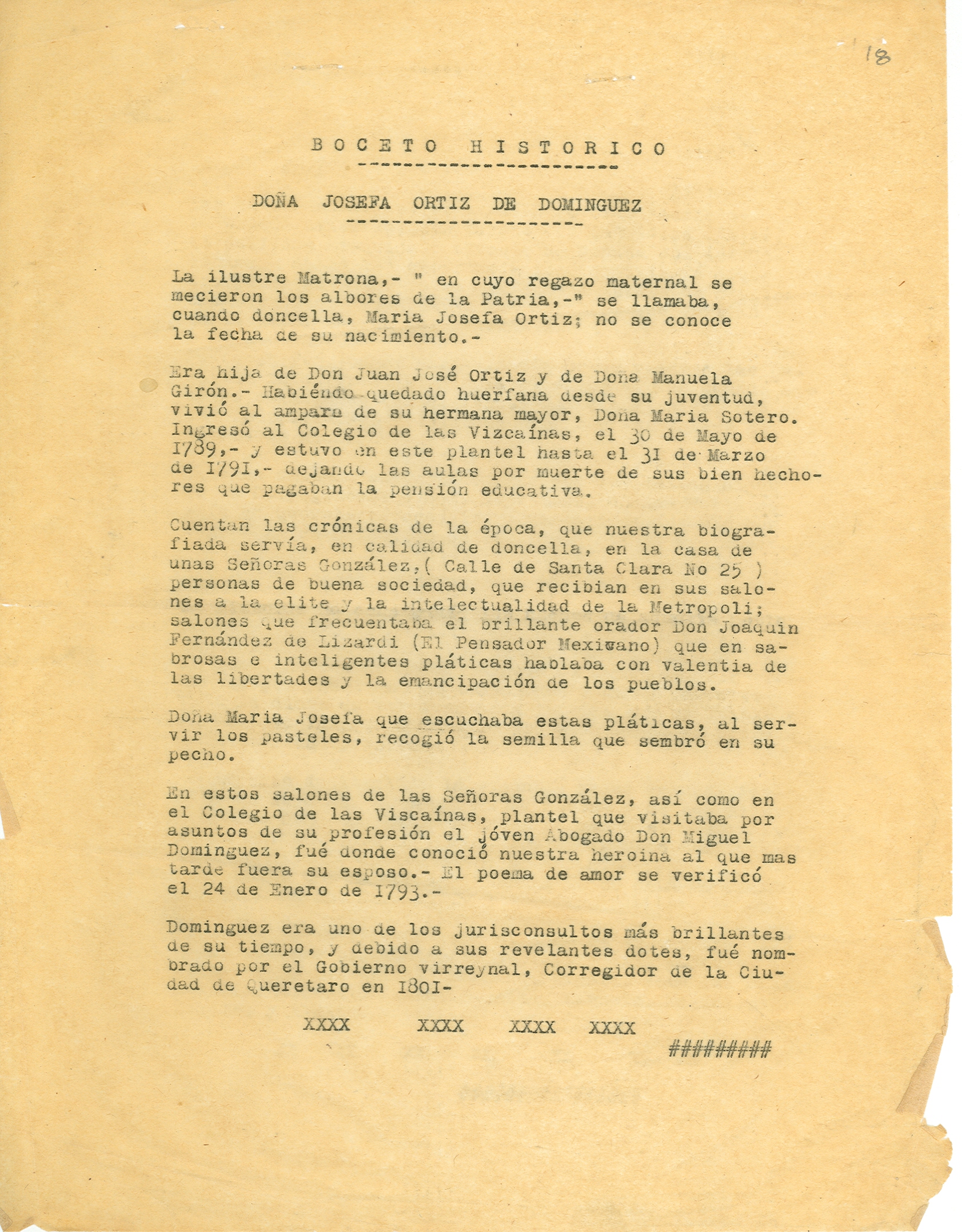 Documento histórico