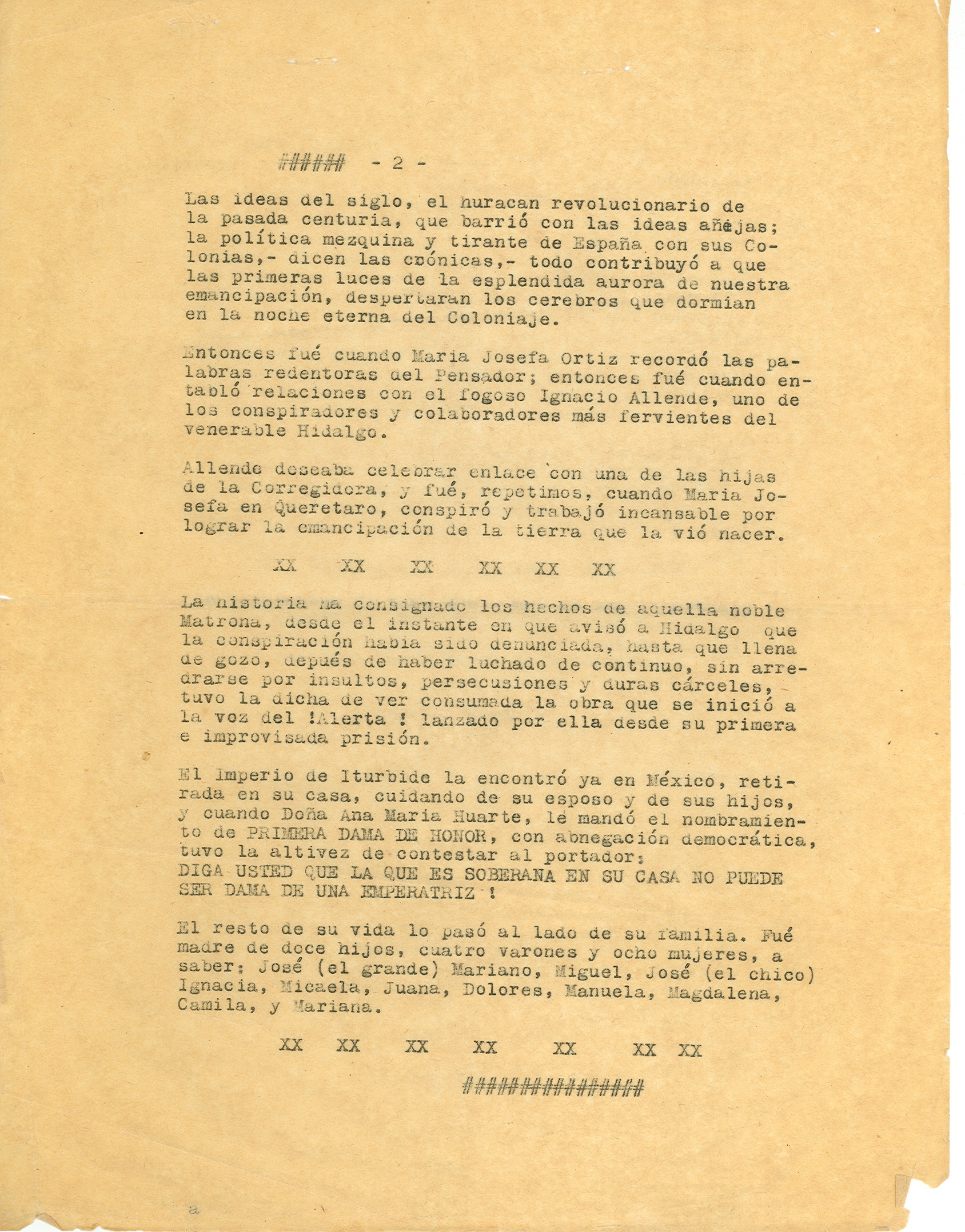 Documento histórico