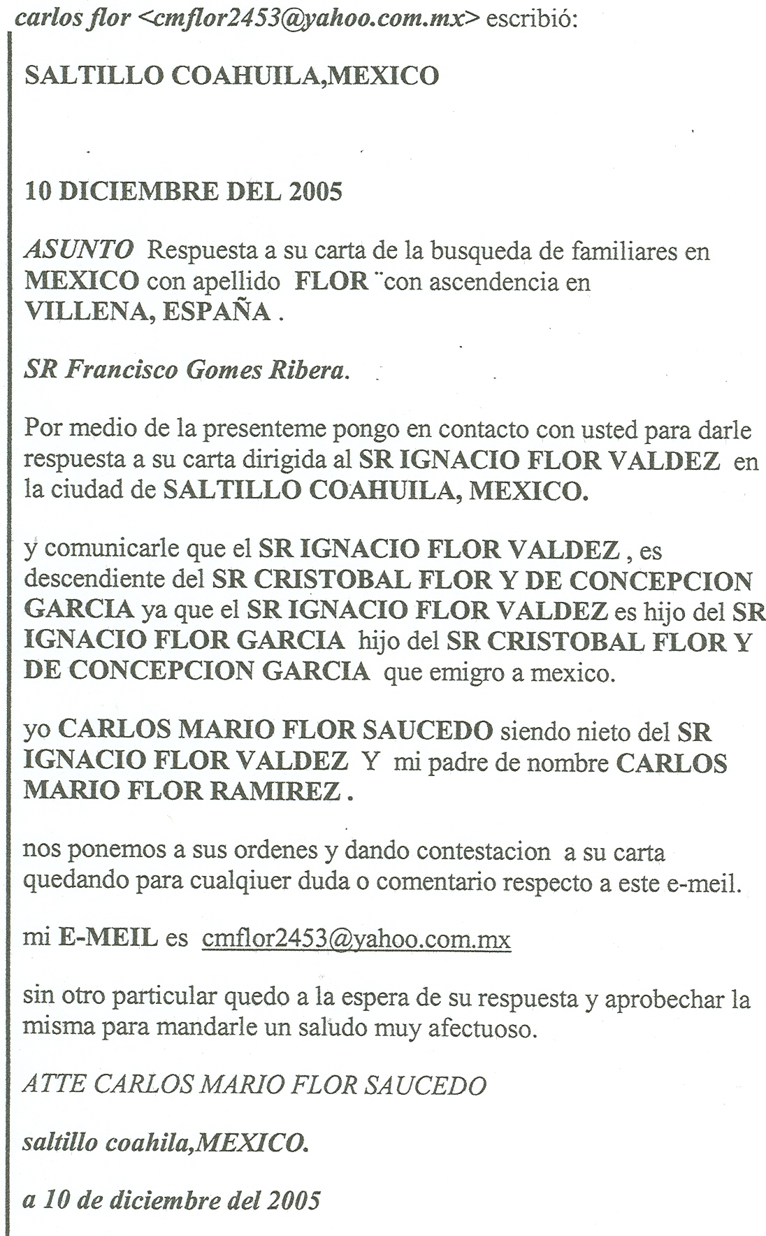 Documento histórico