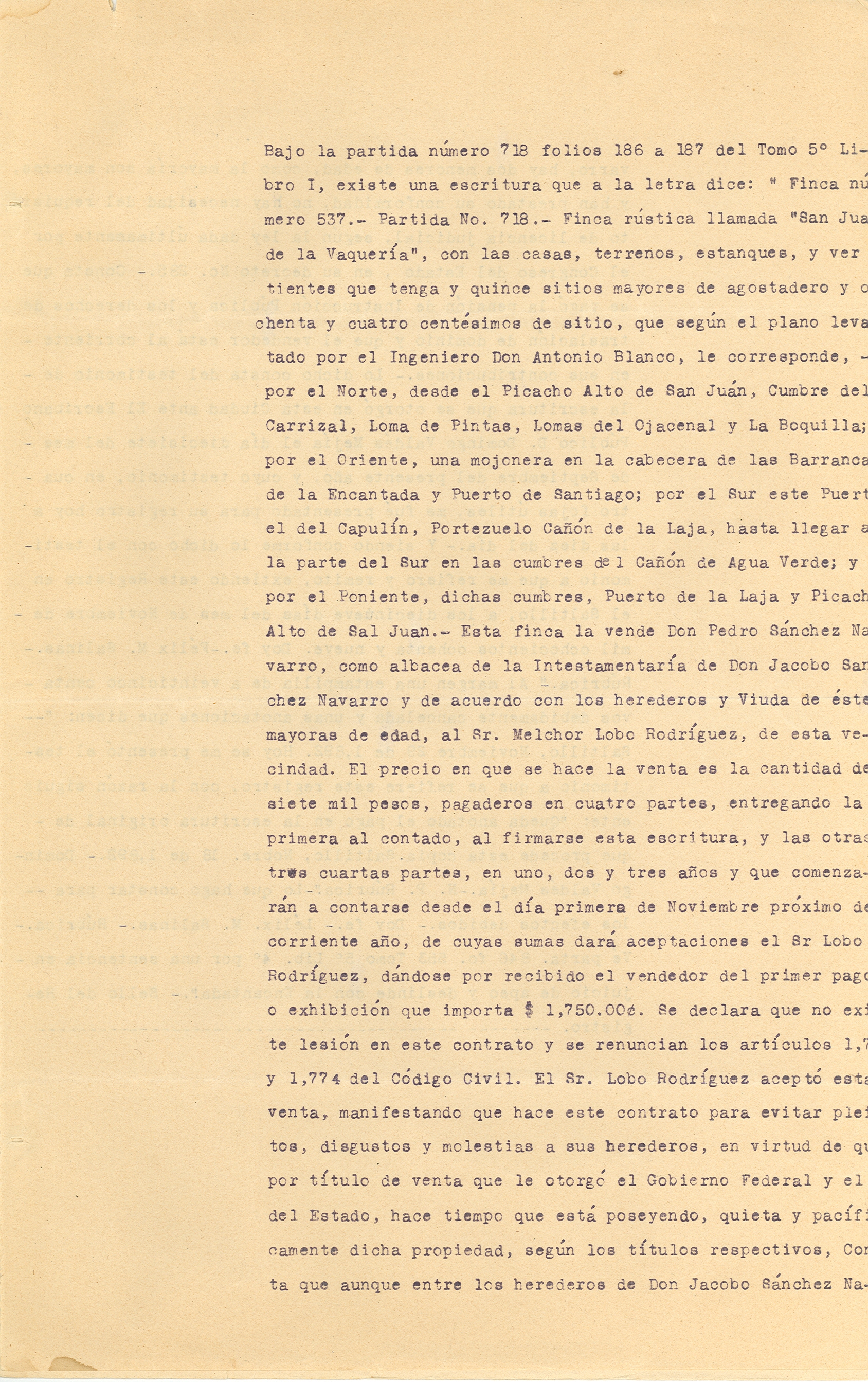 Documento histórico