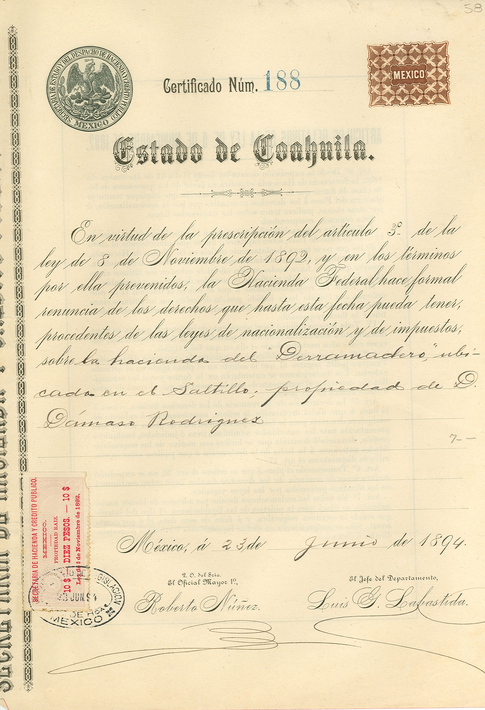 Documento histórico
