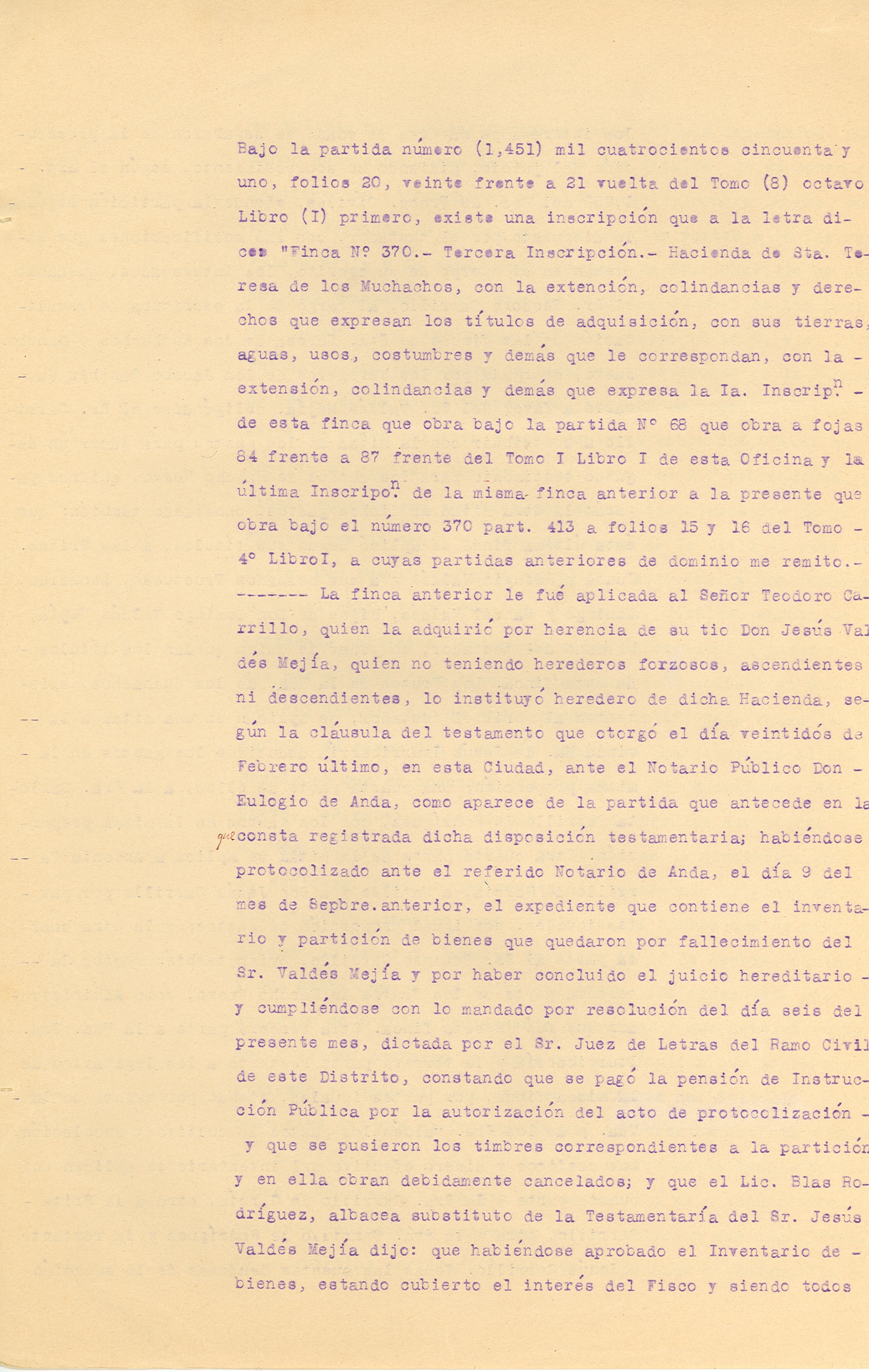 Documento histórico