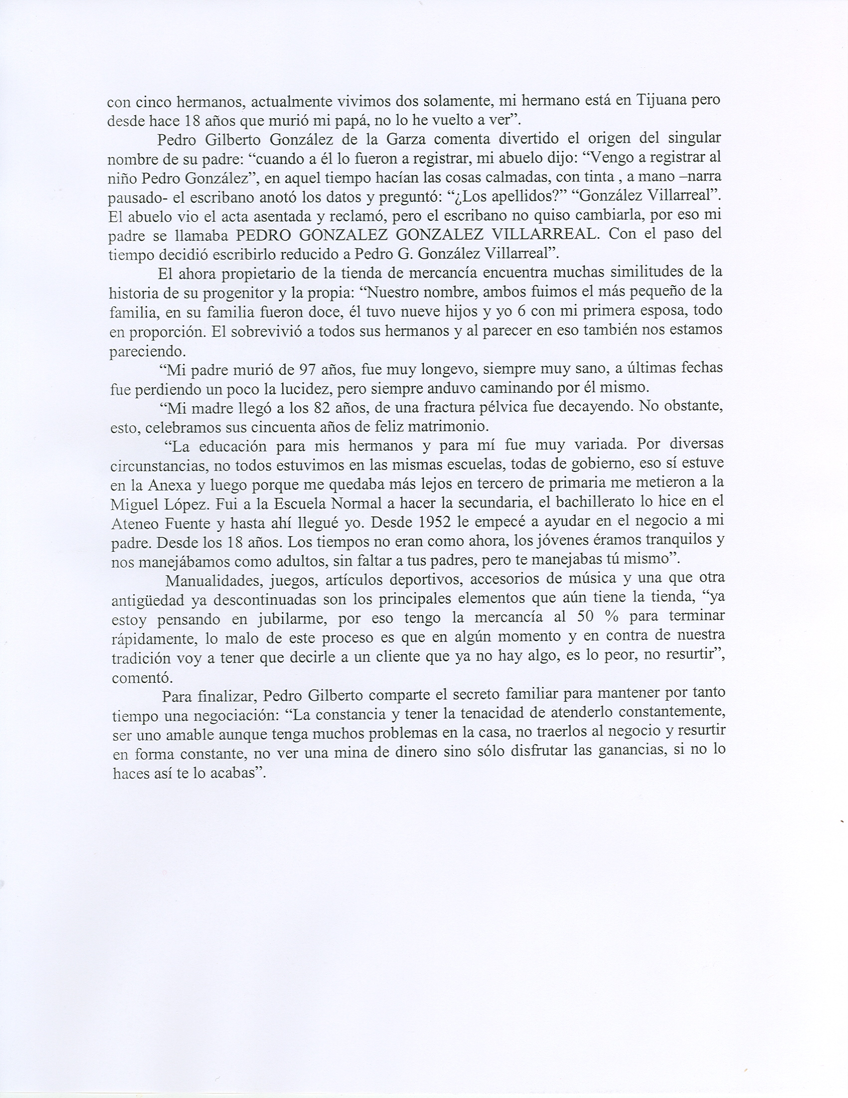 Documento histórico