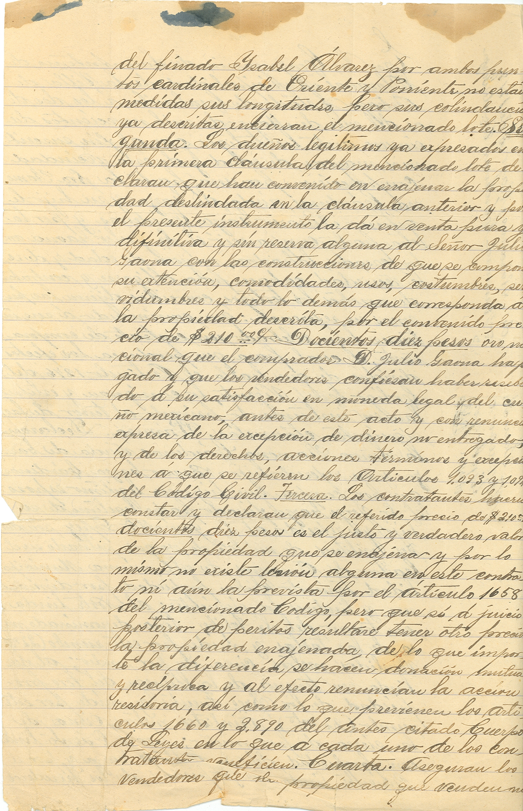 Documento histórico