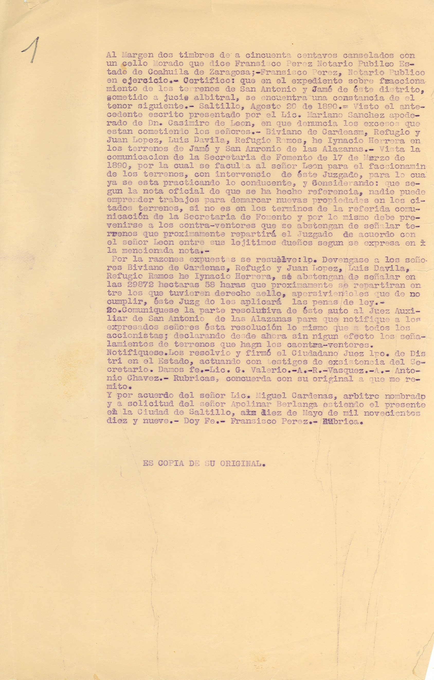 Documento histórico