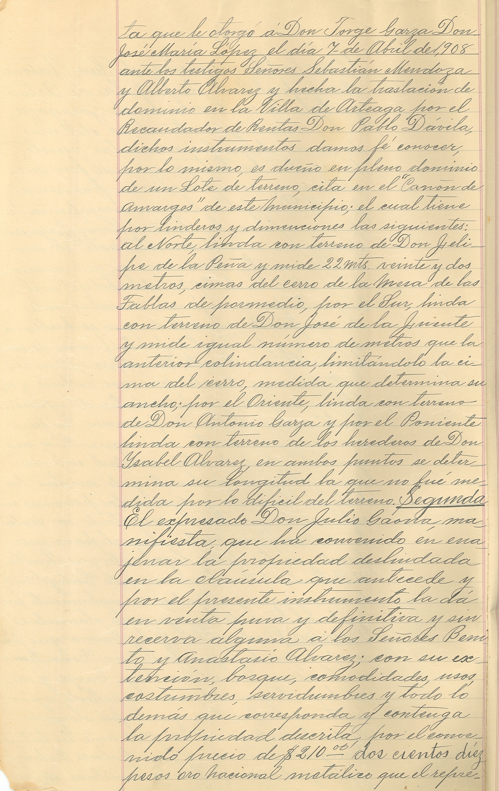 Documento histórico