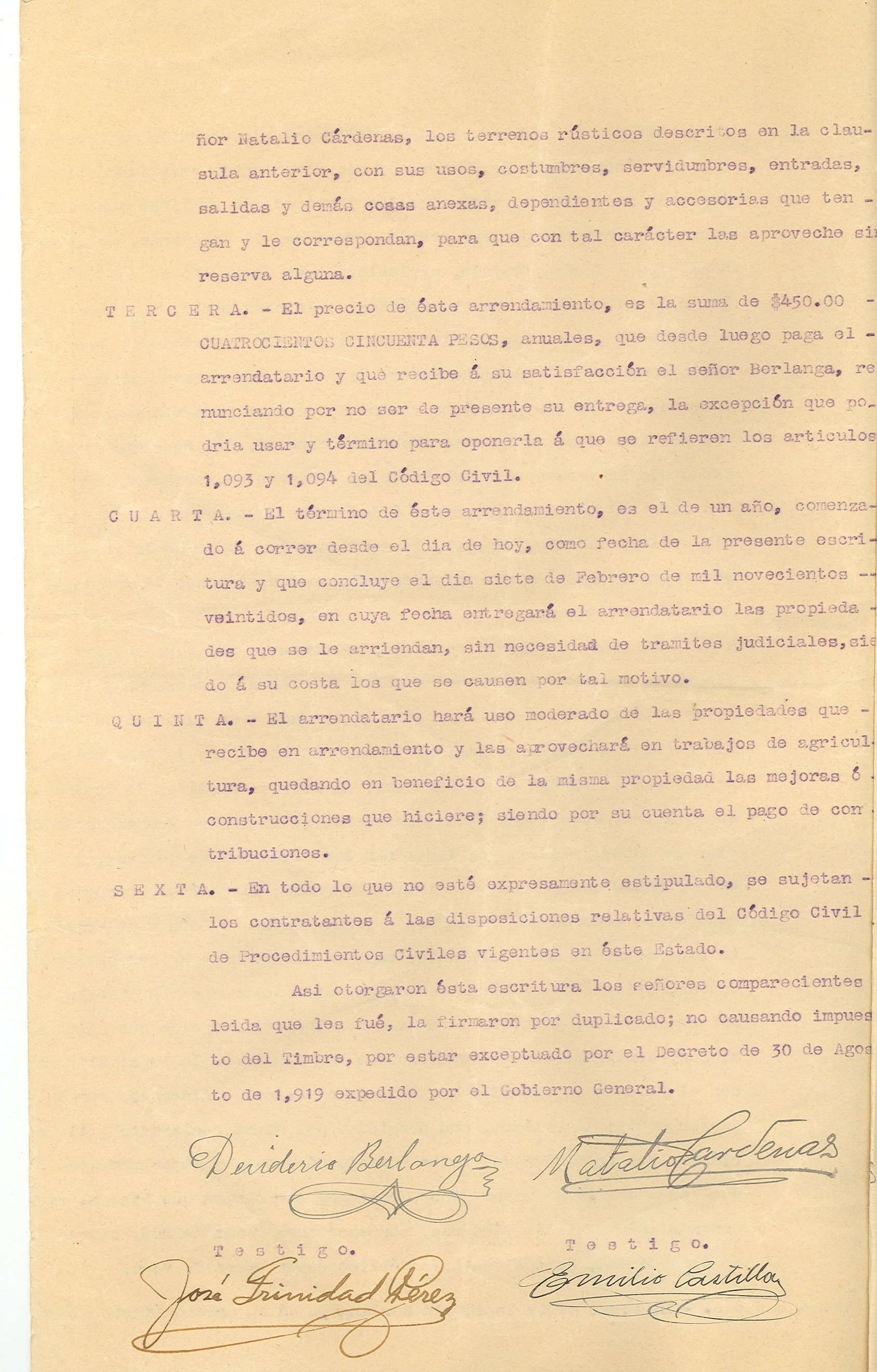 Documento histórico