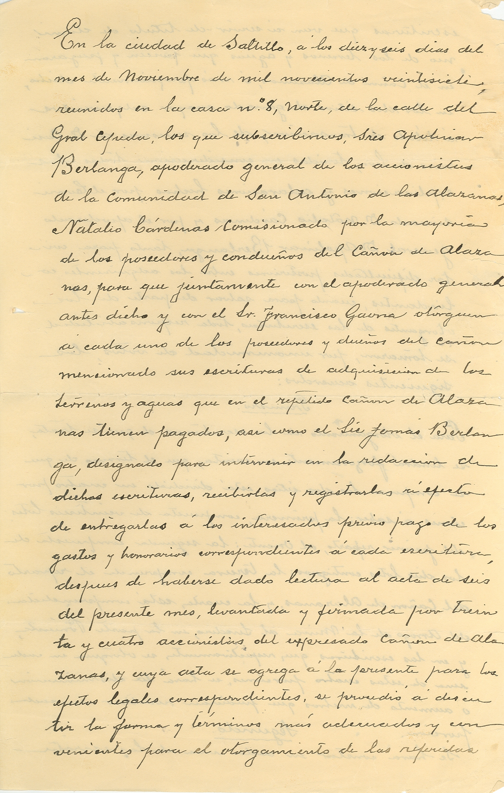 Documento histórico