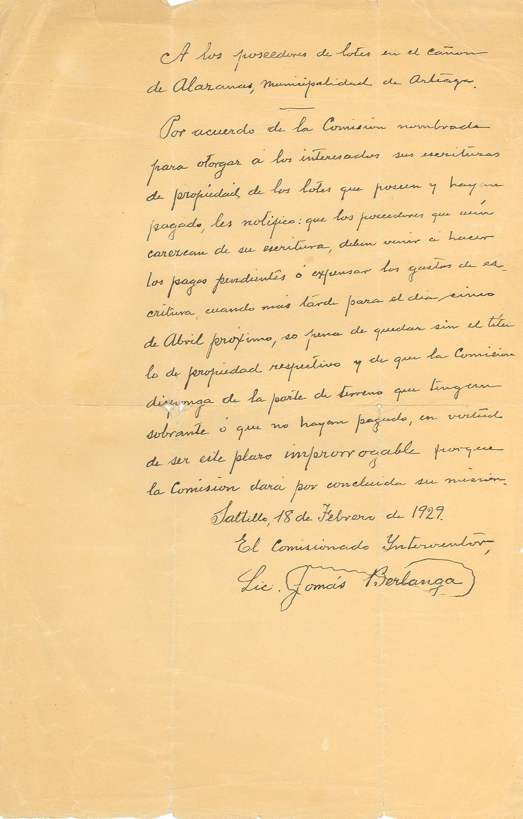 Documento histórico