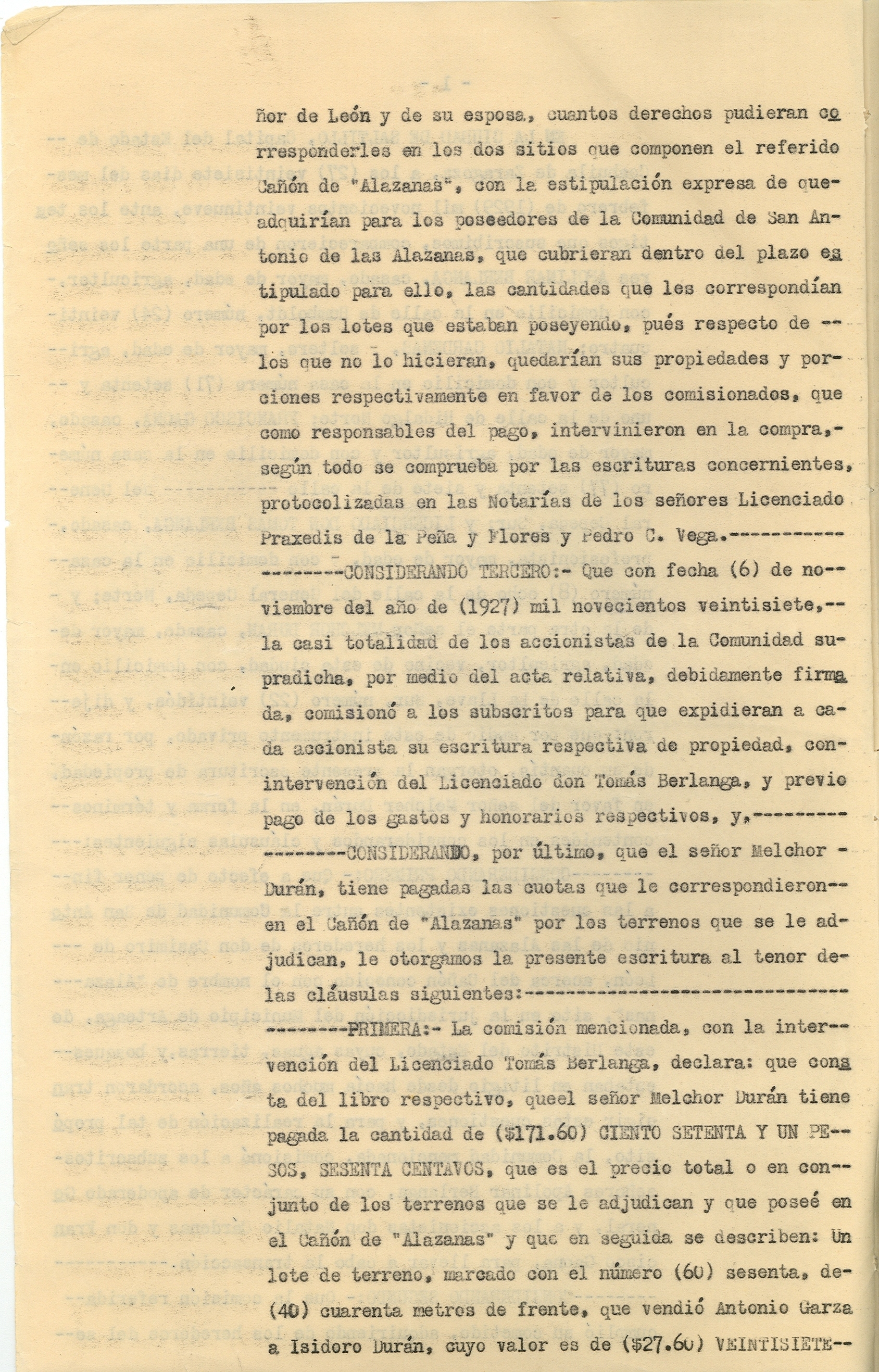 Documento histórico