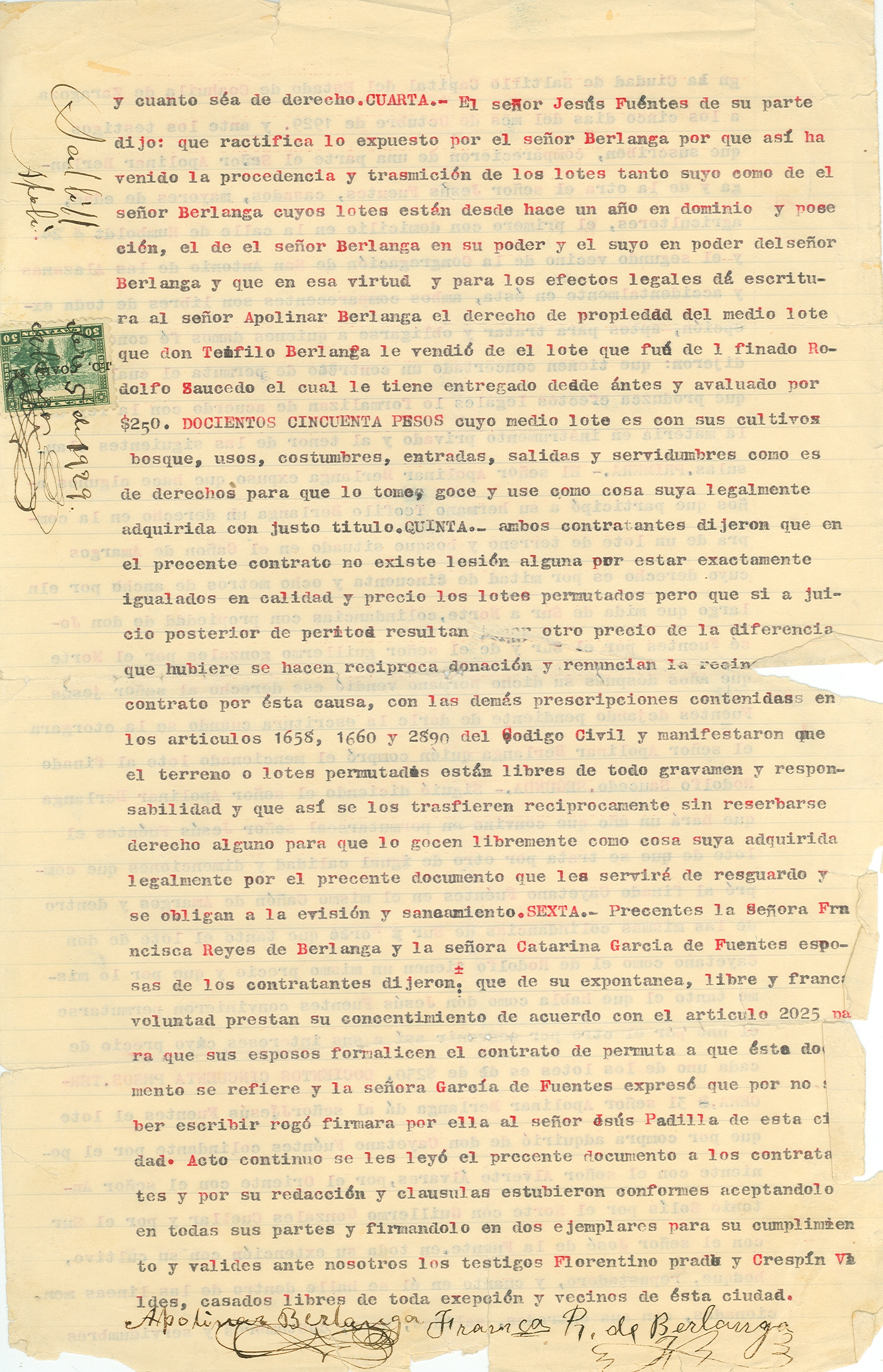 Documento histórico