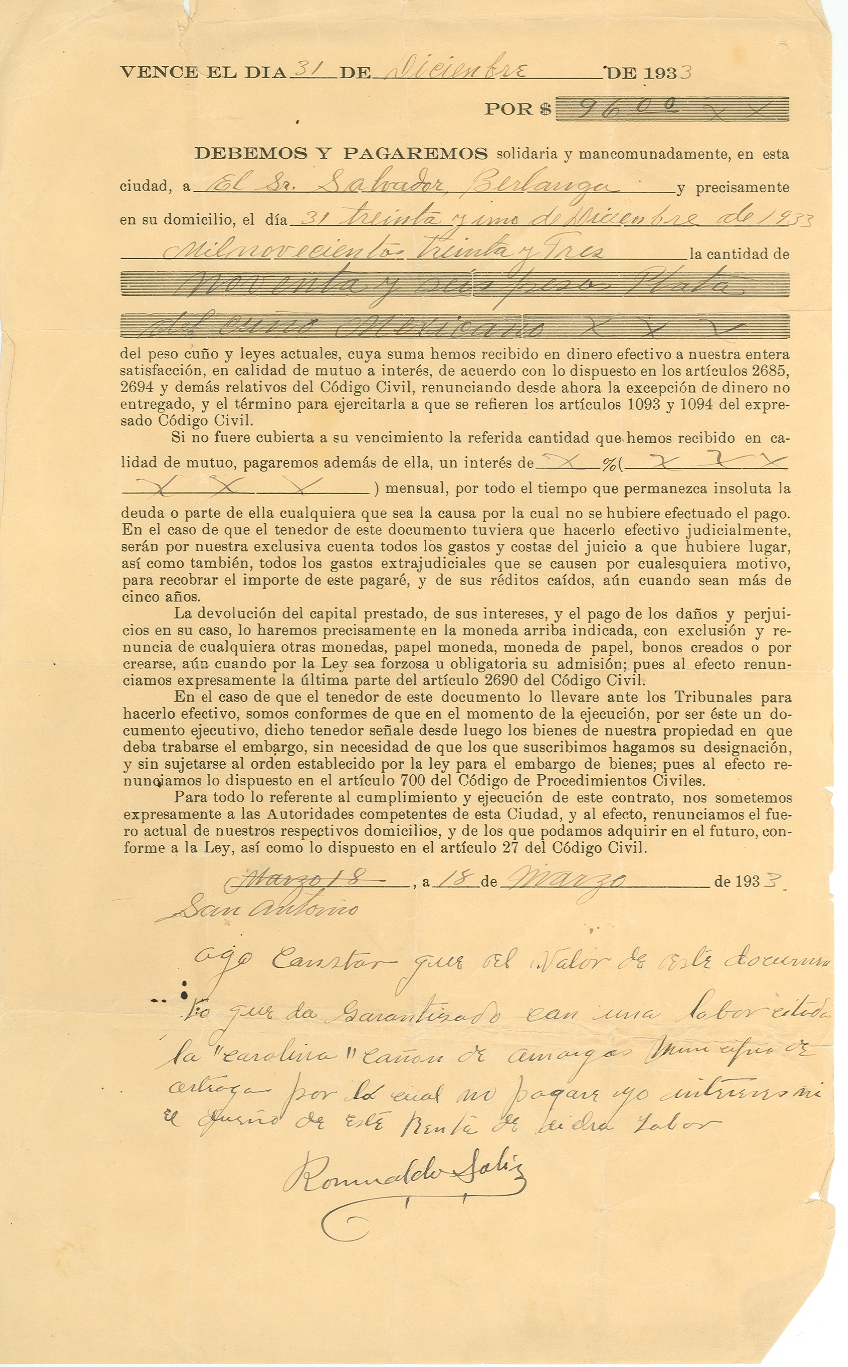 Documento histórico