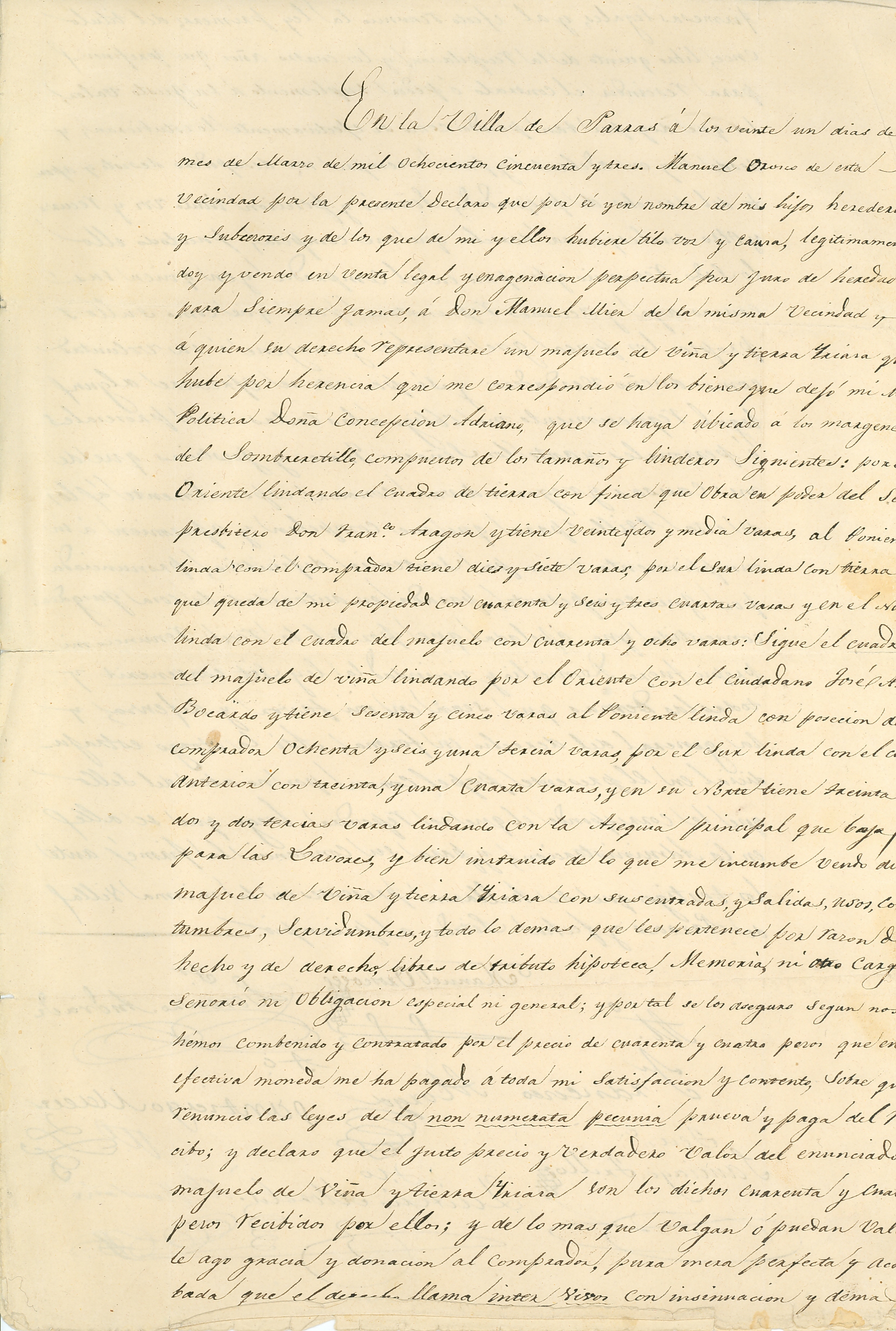 Documento histórico