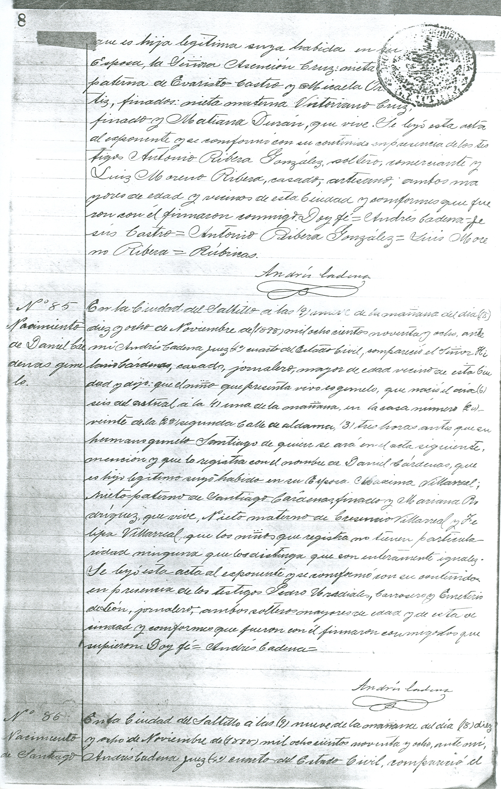 Documento histórico