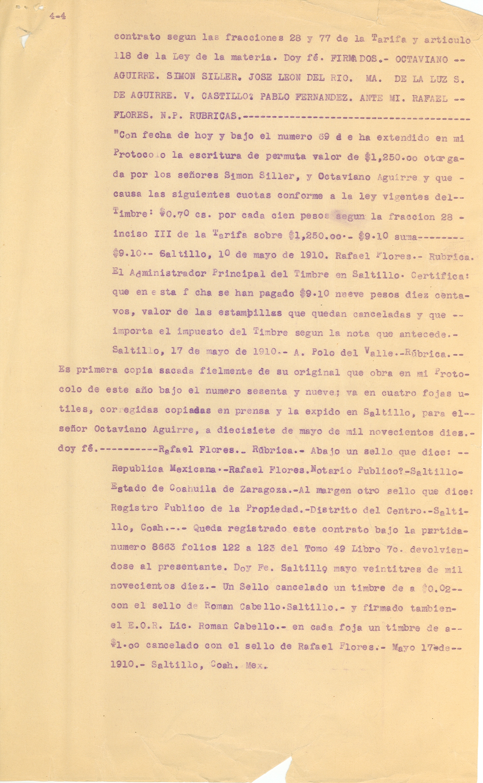 Documento histórico